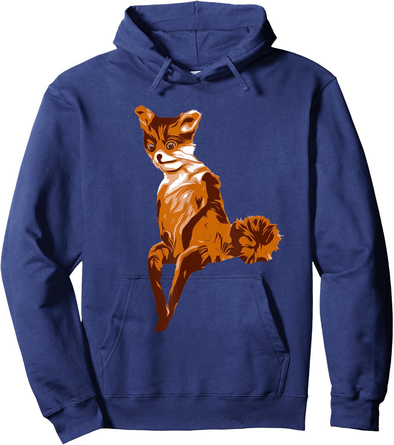 Stoned Fox - Funny Meme Hoodie - Hoodie | Navy