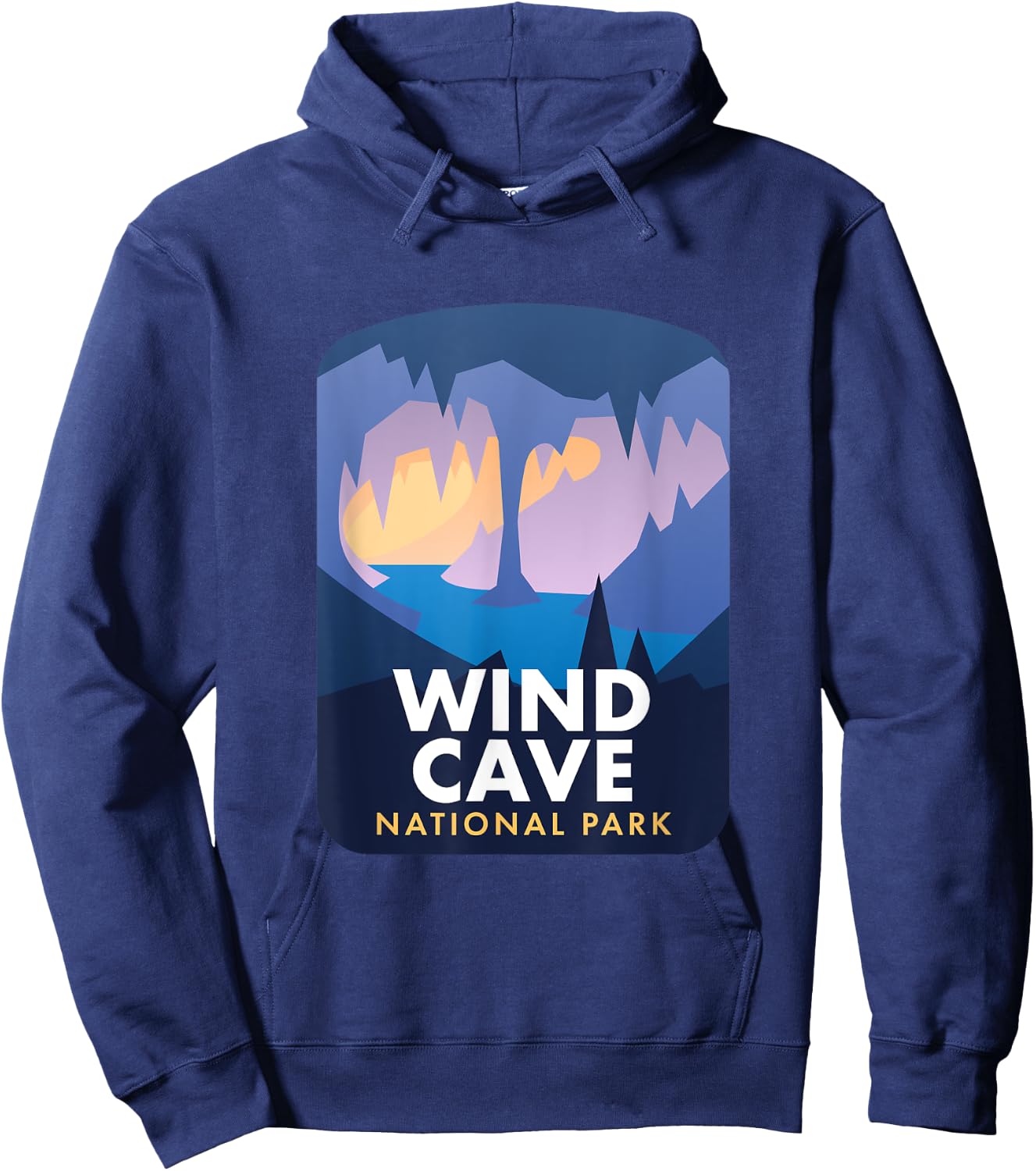 Wind Cave National Park Hoodie - Hoodie | Navy