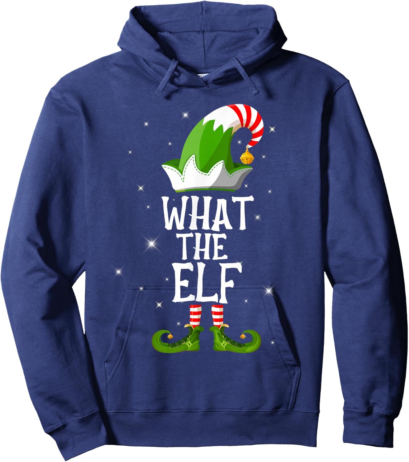 What The Elf Family Matching Group Christmas Hoodie - Hoodie | Navy