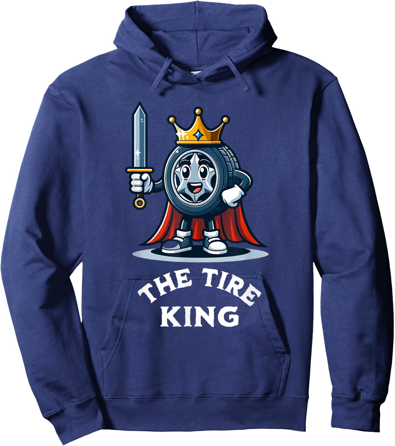 Tire King Auto Body Shop Car Repair Funny Hoodie - Hoodie | Navy
