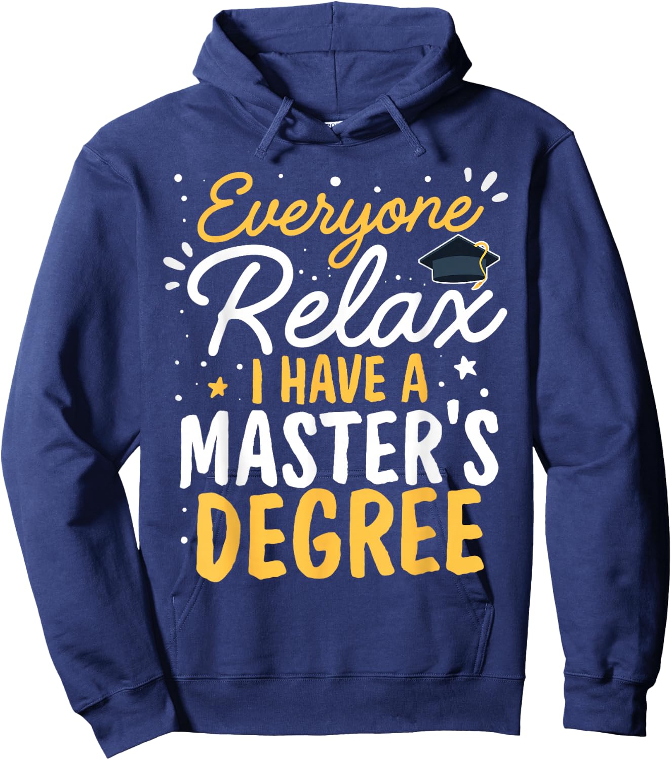 Masters Graduation I Mastered It Class of 2025 Hoodie - Hoodie | Navy