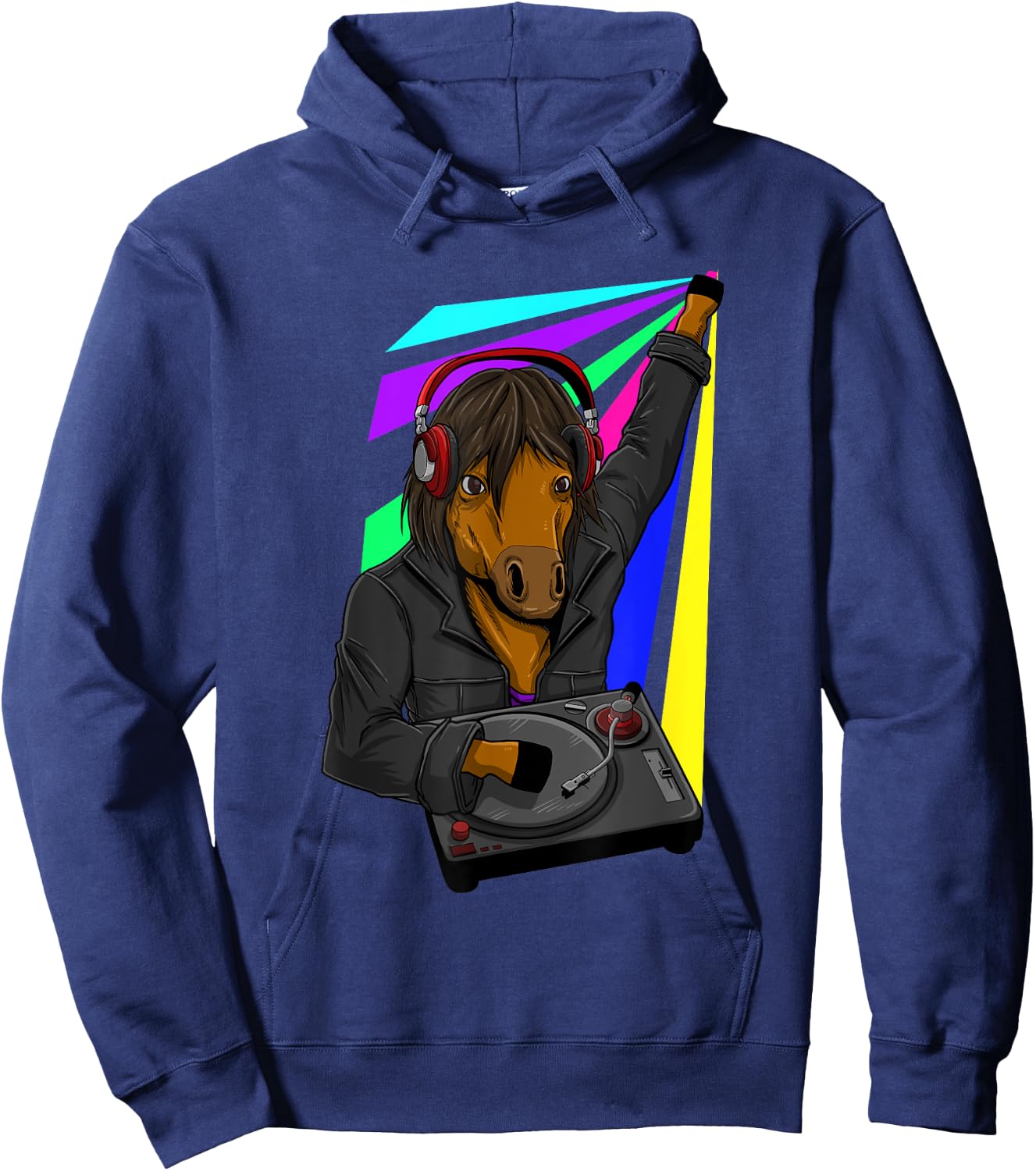 Ketamine Dj Techno Horse Keta Rave Party Hoodie - Hoodie | Navy