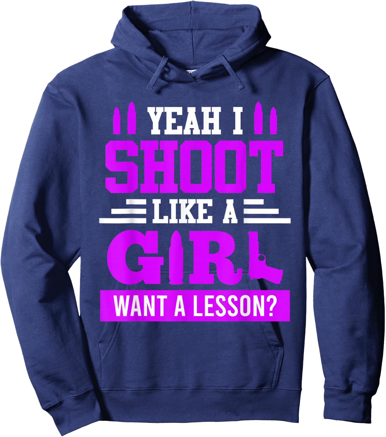 Shoot like a Girl Women's Shooting Hoodie - Hoodie | Navy