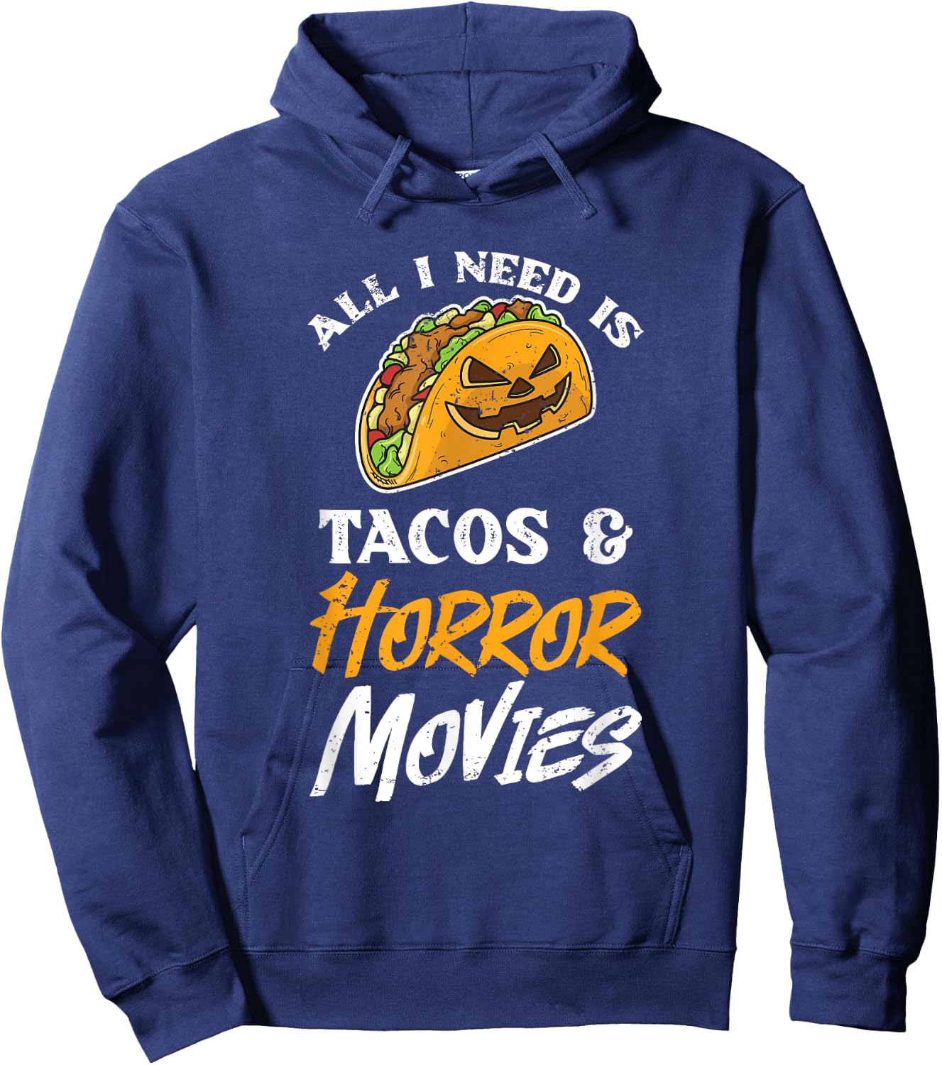 Horror Film Quote for a Horror Movie Lover Hoodie - Hoodie | Navy