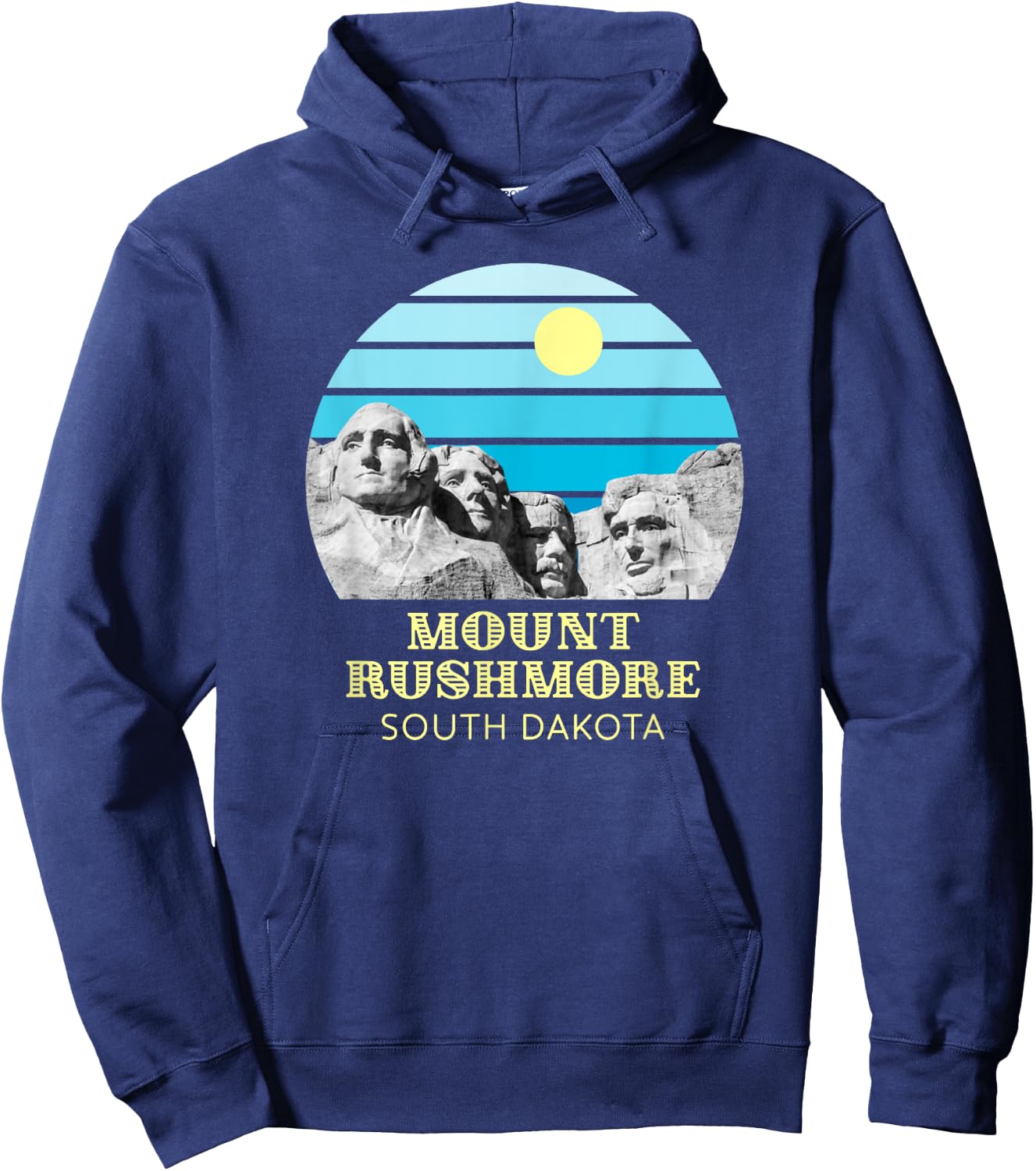 Mount Rushmore Hoodie - Hoodie | Navy