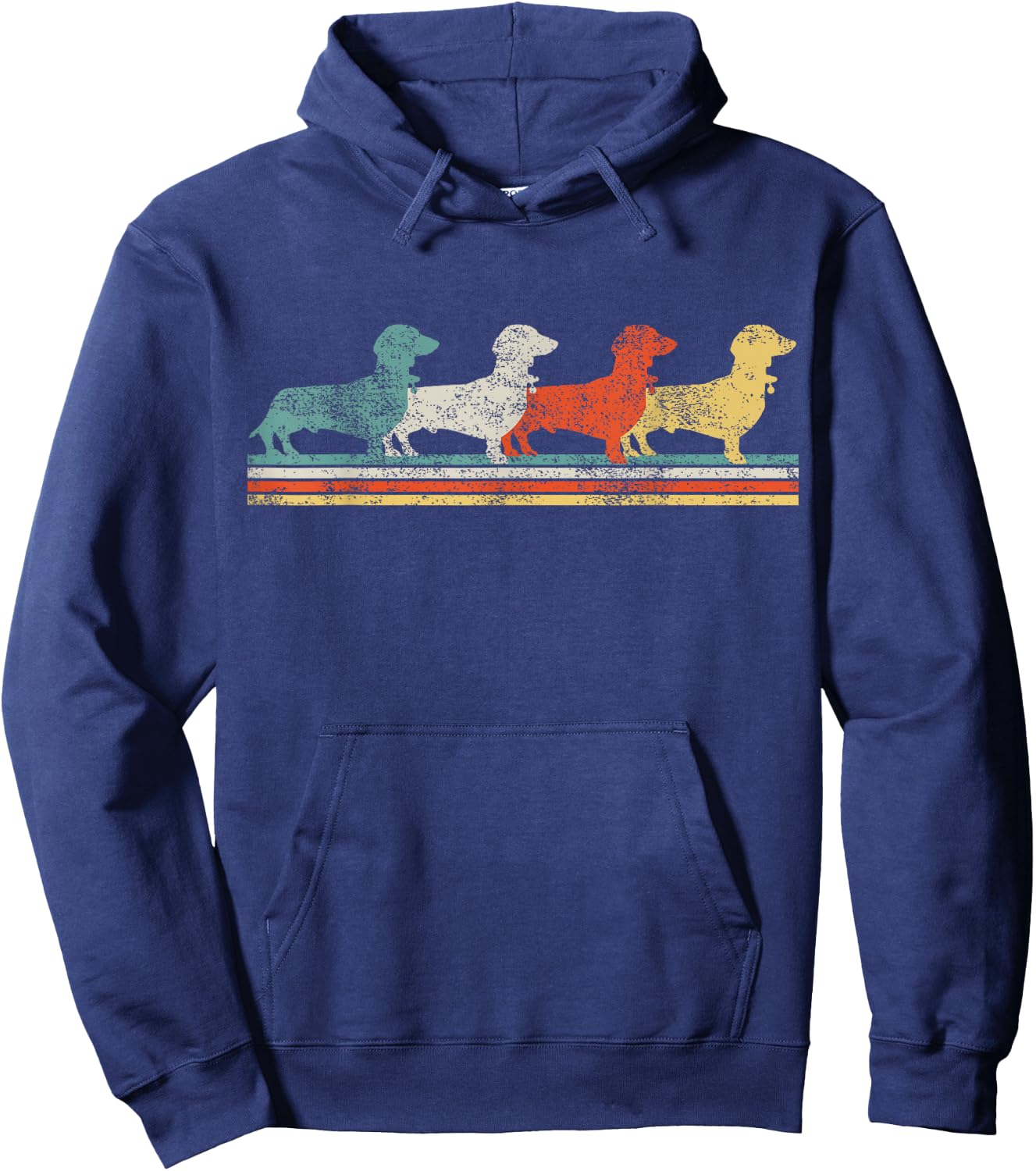 Dachshund Wiener Weiner Doxie Small Hoodie - Hoodie | Navy