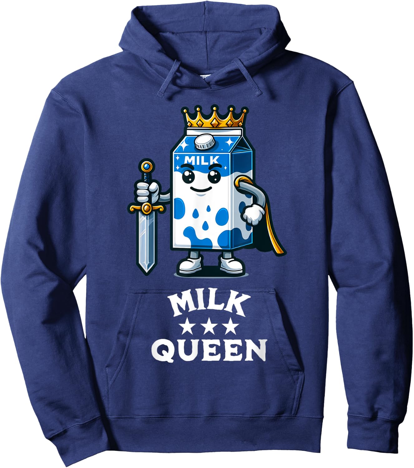 Dairy Farmer Milk Drinker Hoodie - Hoodie | Navy
