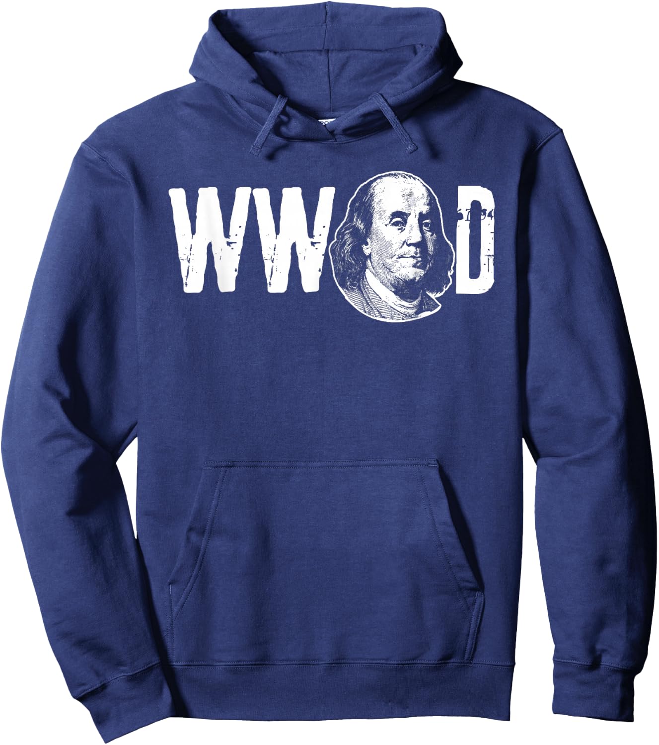 Ben Franklin Shirt What Would Franklin Do Hoodie - Hoodie | Navy