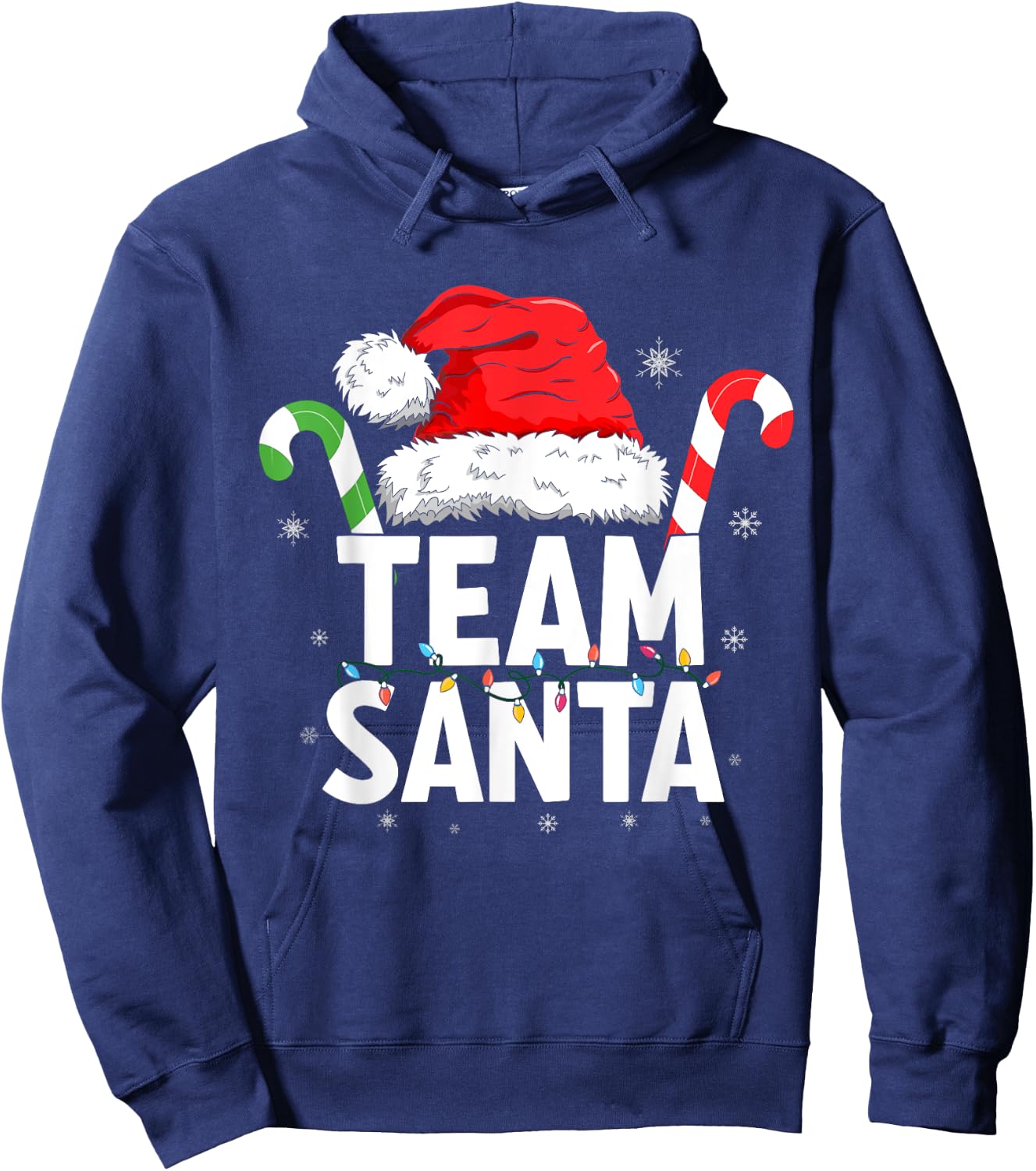 Team Santa Christmas Family Matching Hoodie - Hoodie | Navy