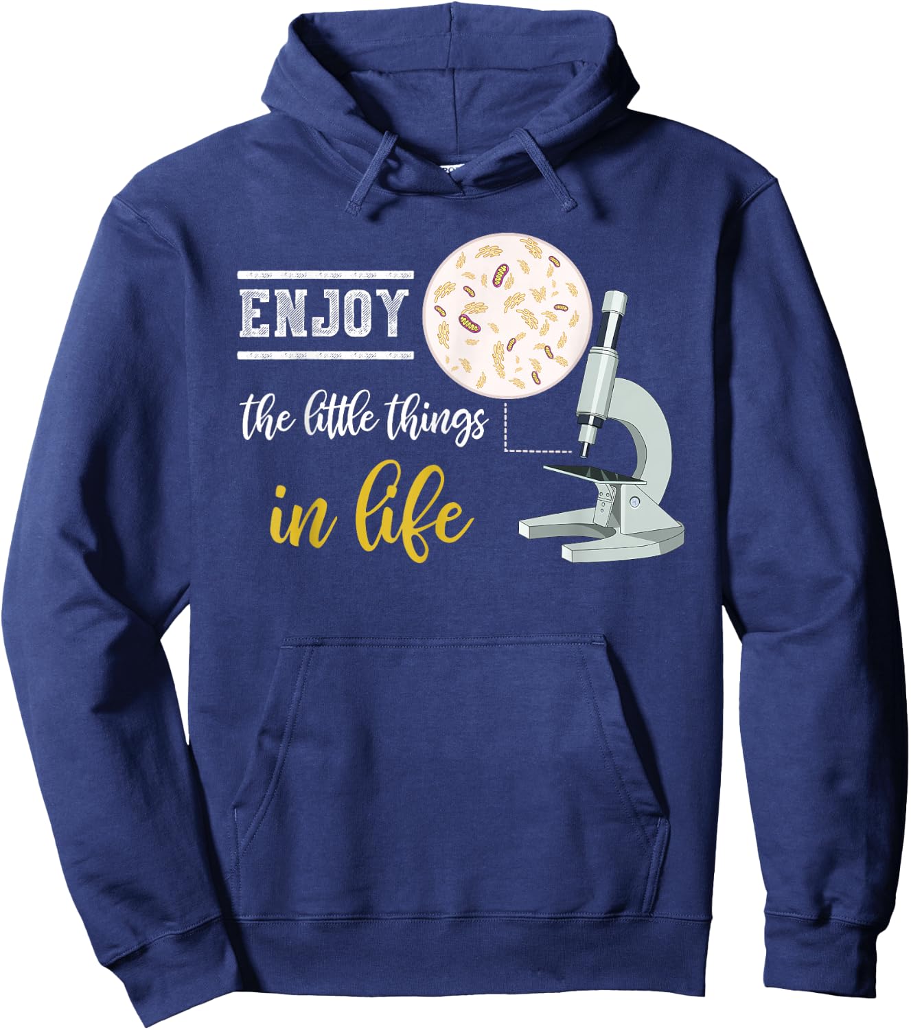 Microbiology Bacteria Science Gift Biology Hoodie - Hoodie | Navy