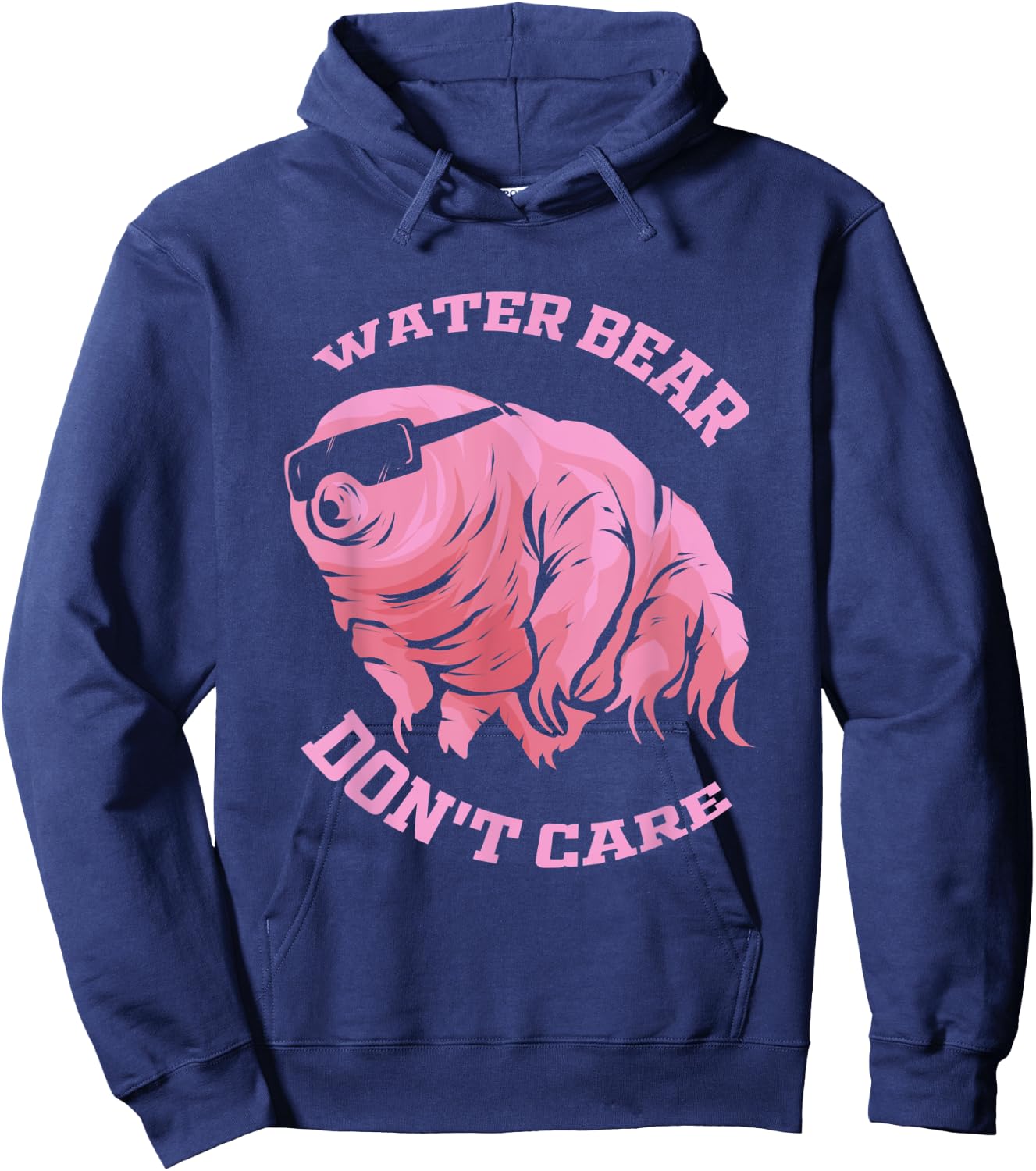 Water Bear Don't Care Hoodie - Hoodie | Navy