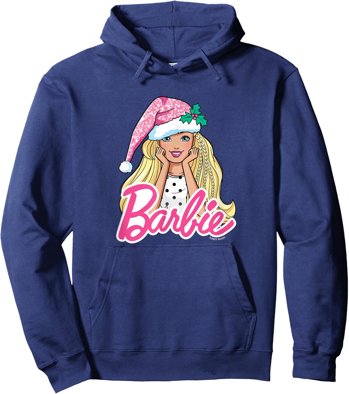 Barbie - Christmas - Santa Hat Hoodie - Hoodie | Navy