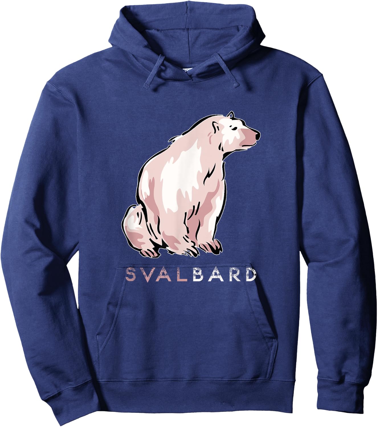 Svalbard The Polar Bear Arctic Circle Norway Hoodie - Hoodie | Navy