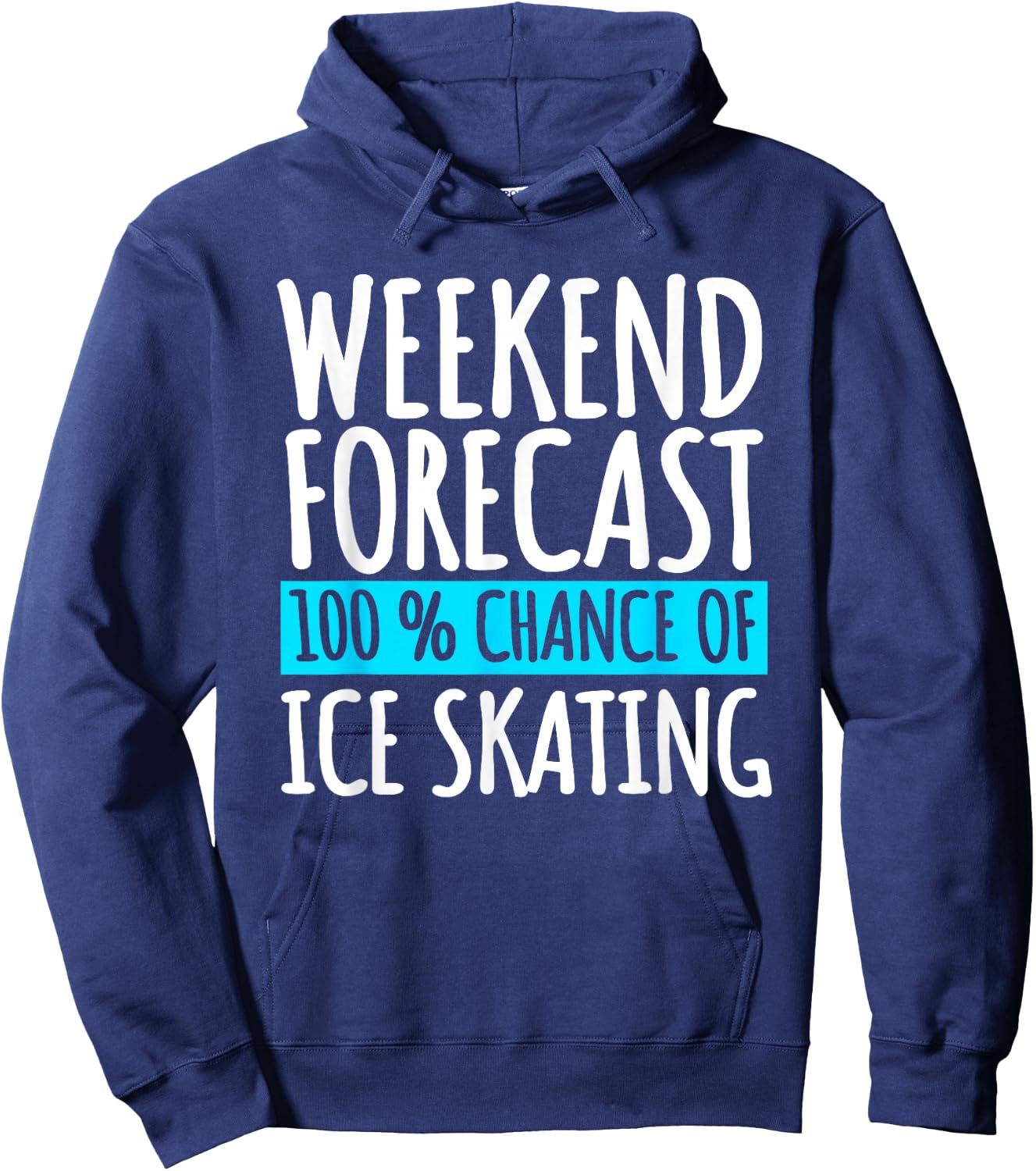 Ice Skating Coach Figure Skater Skates Sport Hoodie - Hoodie | Navy