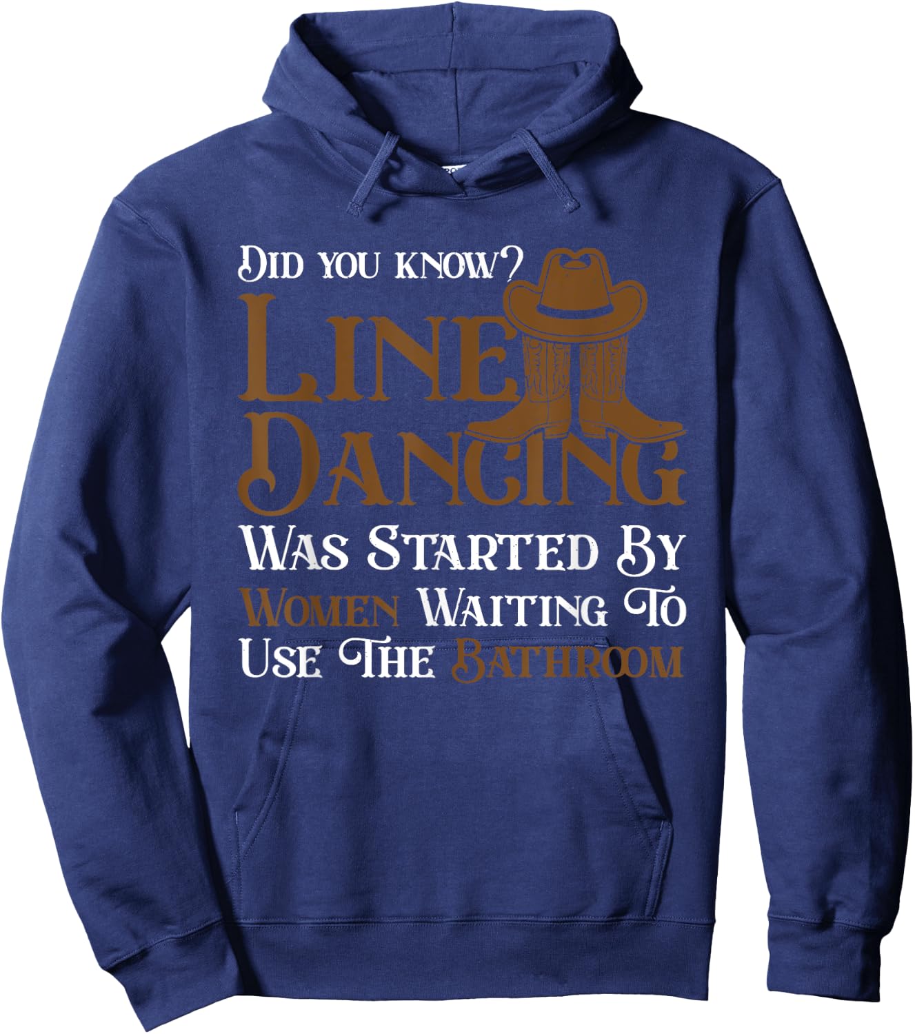 Western Line Dance 5678 Funny Line Dancing Hoodie - Hoodie | Navy