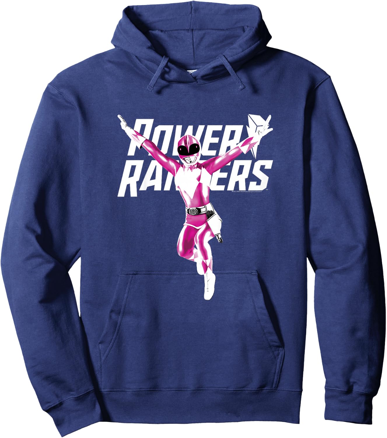 Power Rangers Big Pink Ranger Power Pose Hoodie - Hoodie | Navy