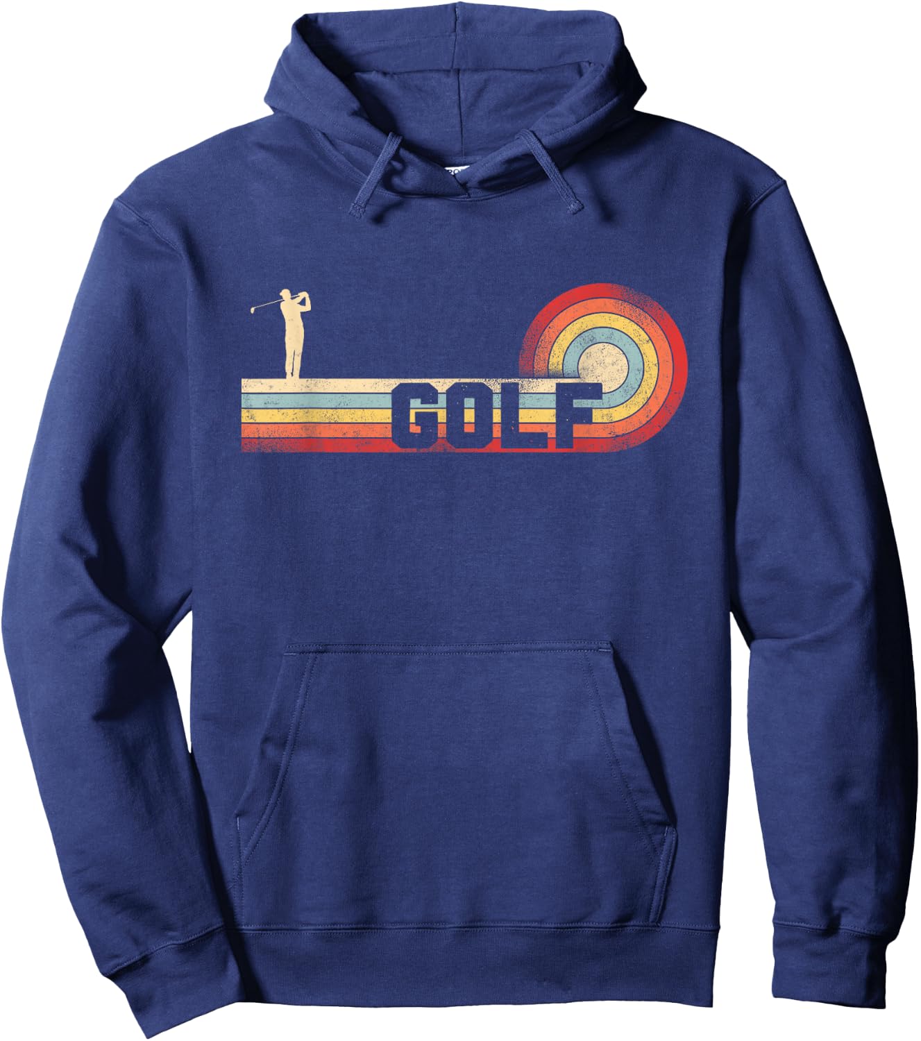 Golf Retro Vintage Golf Hoodie - Hoodie | Navy