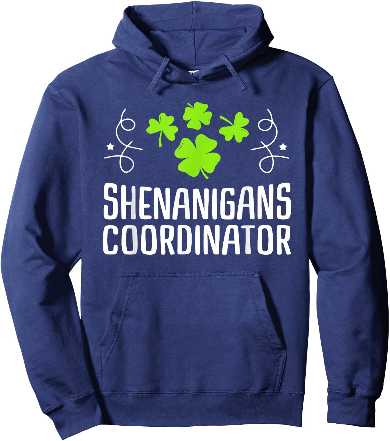 Shenanigans Coordinator St Patrick's Day Hoodie - Hoodie | Navy