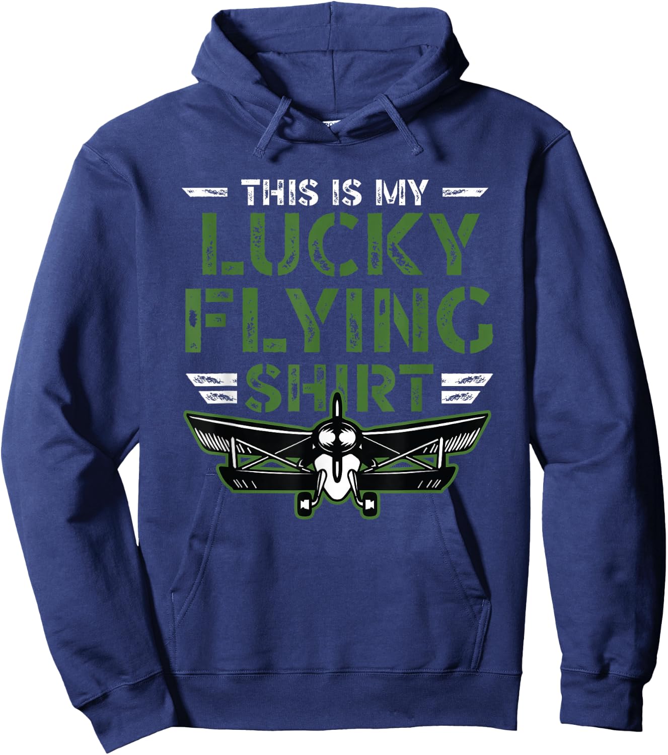 This Is My Lucky Flying Hoodie - Hoodie | Navy
