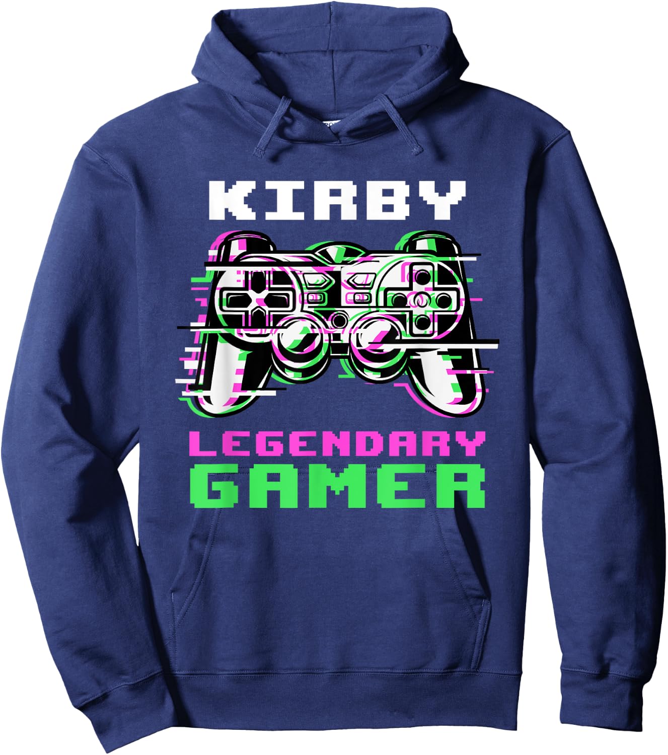 Kirby - Legendary Gamer - Personalized Hoodie - Hoodie | Navy