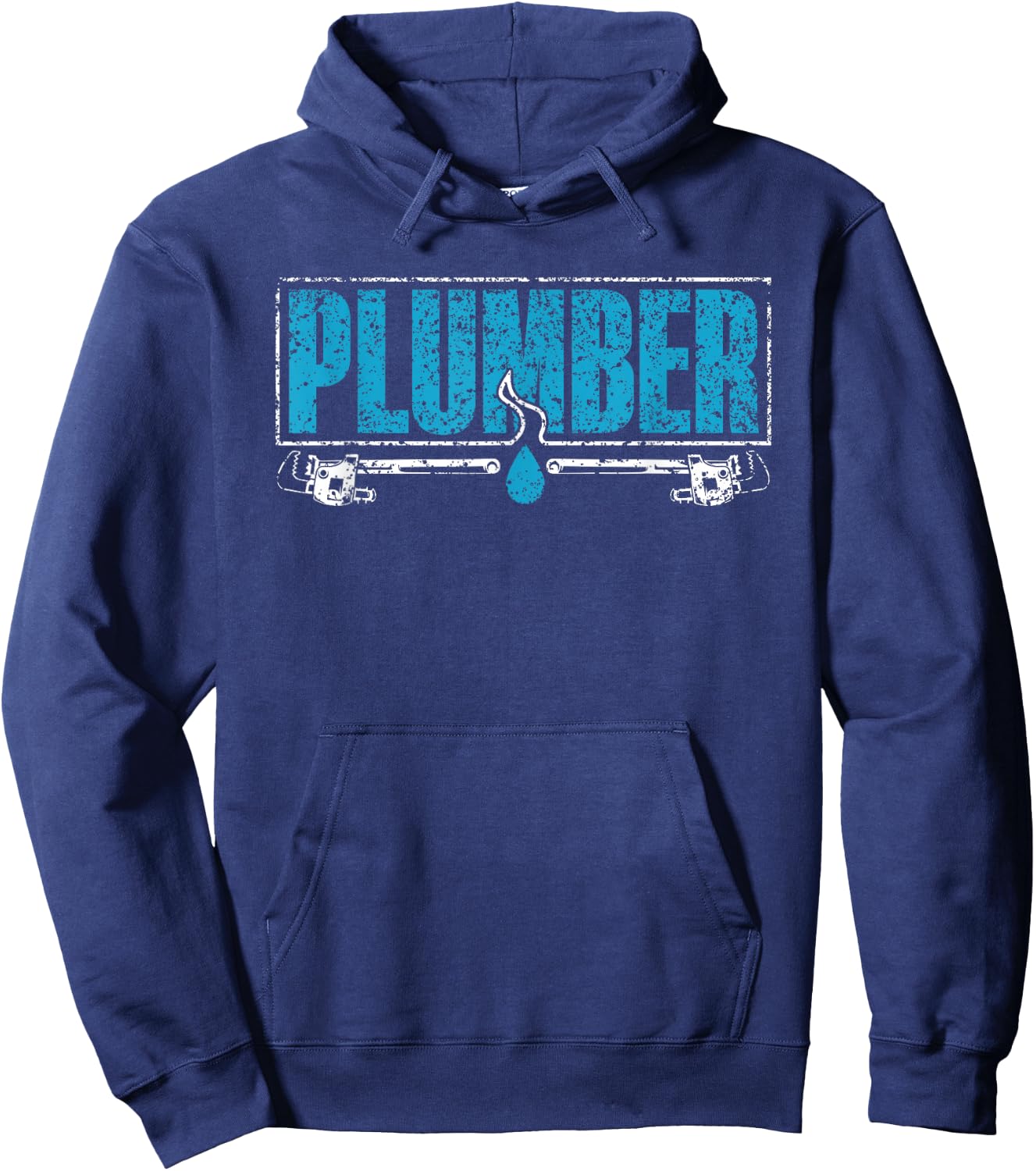 Plumber Plumbers Pipefitter Plumbing Pipe Hoodie - Hoodie | Navy