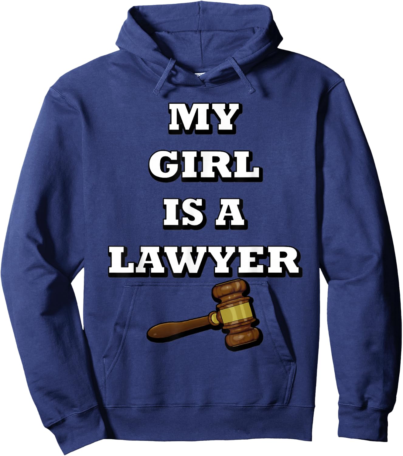 My Girl is a Lawyer Hoodie - Hoodie | Navy