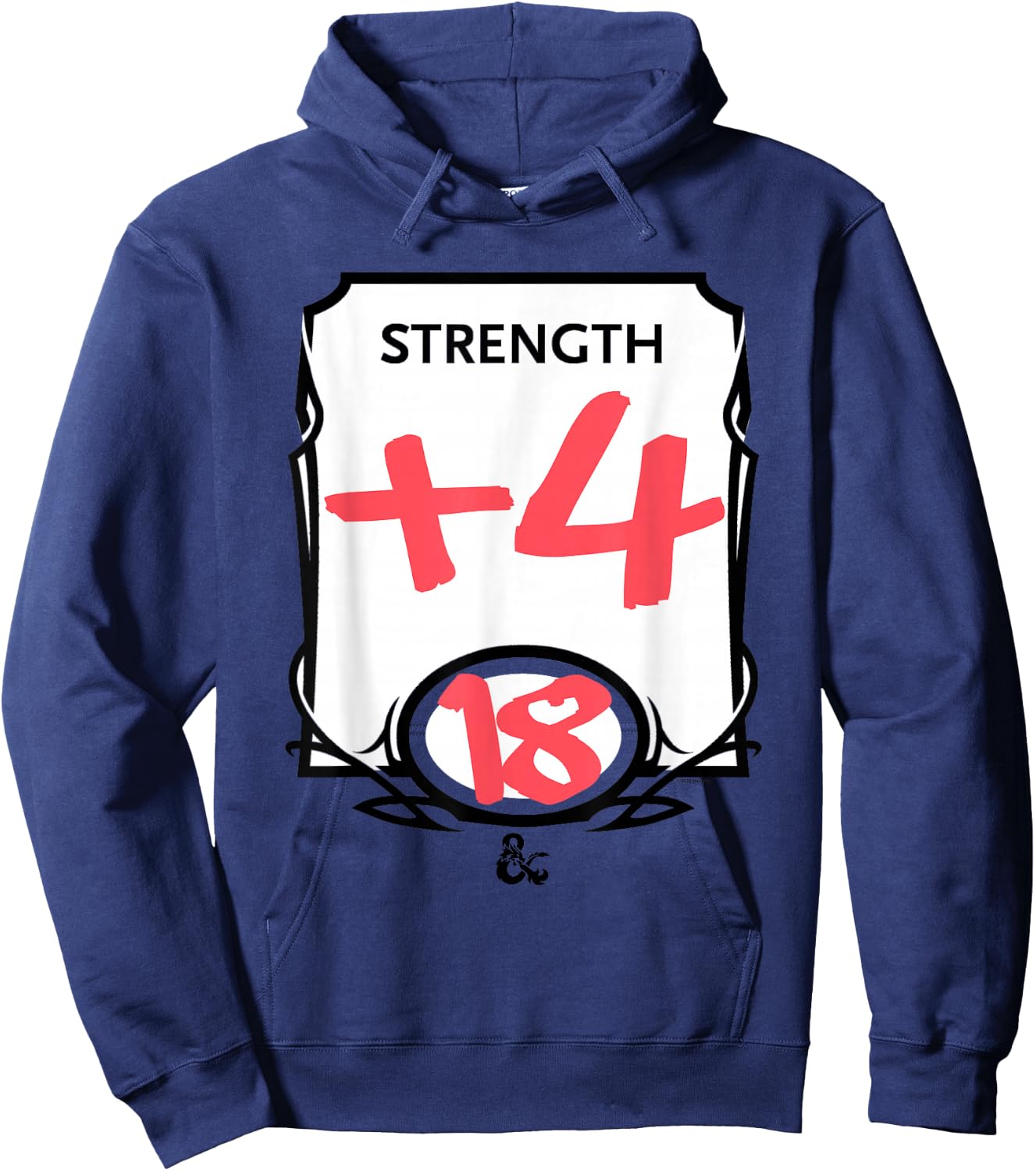 Dungeons & Dragons Strength Hoodie - Hoodie | Navy