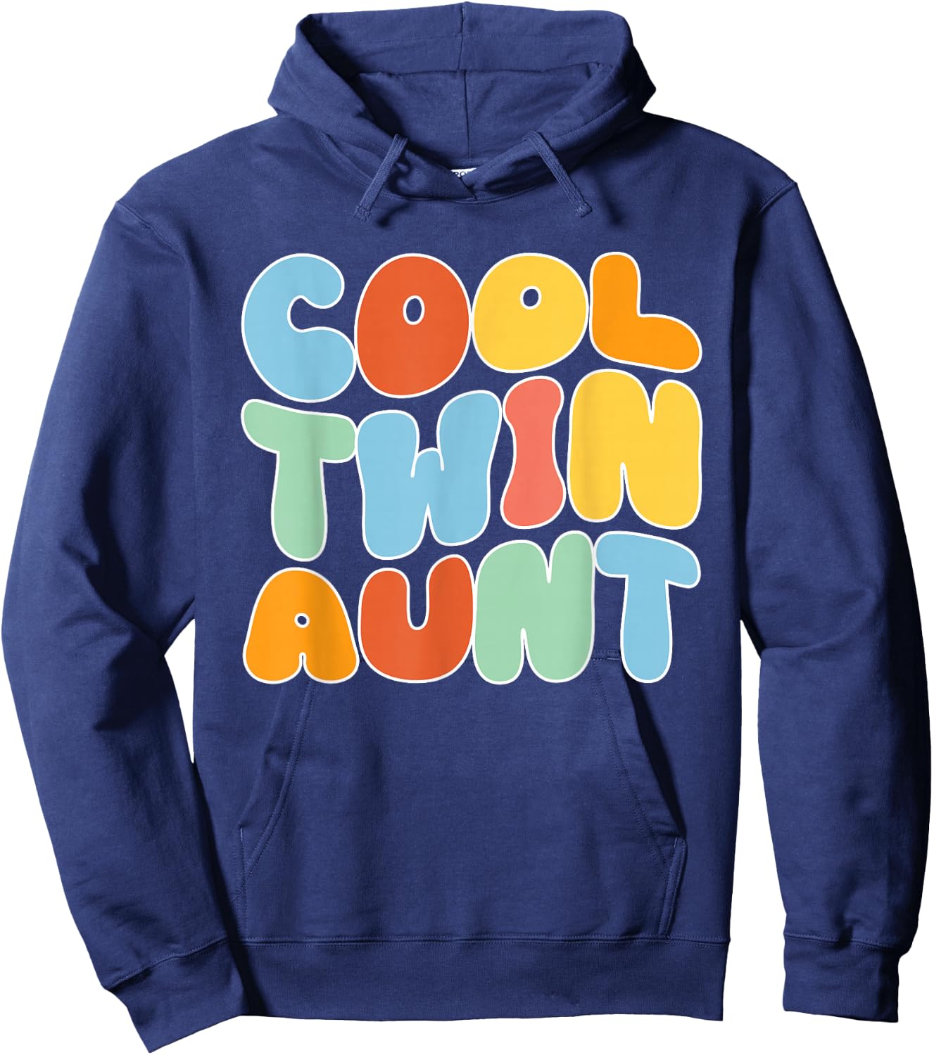 Cool Twin Aunt Of Twins Twin Auntie Of Twins Hoodie - Hoodie | Navy