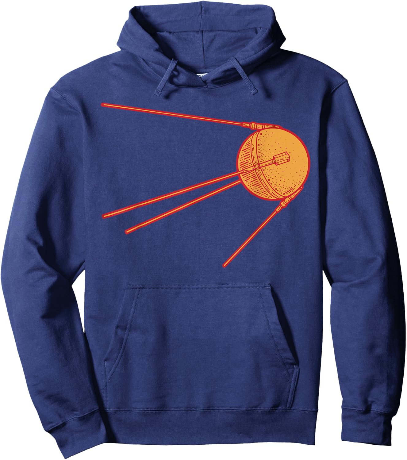 Sputnik Soviet Space Flight USSR Soviet Union Hoodie - Hoodie | Navy