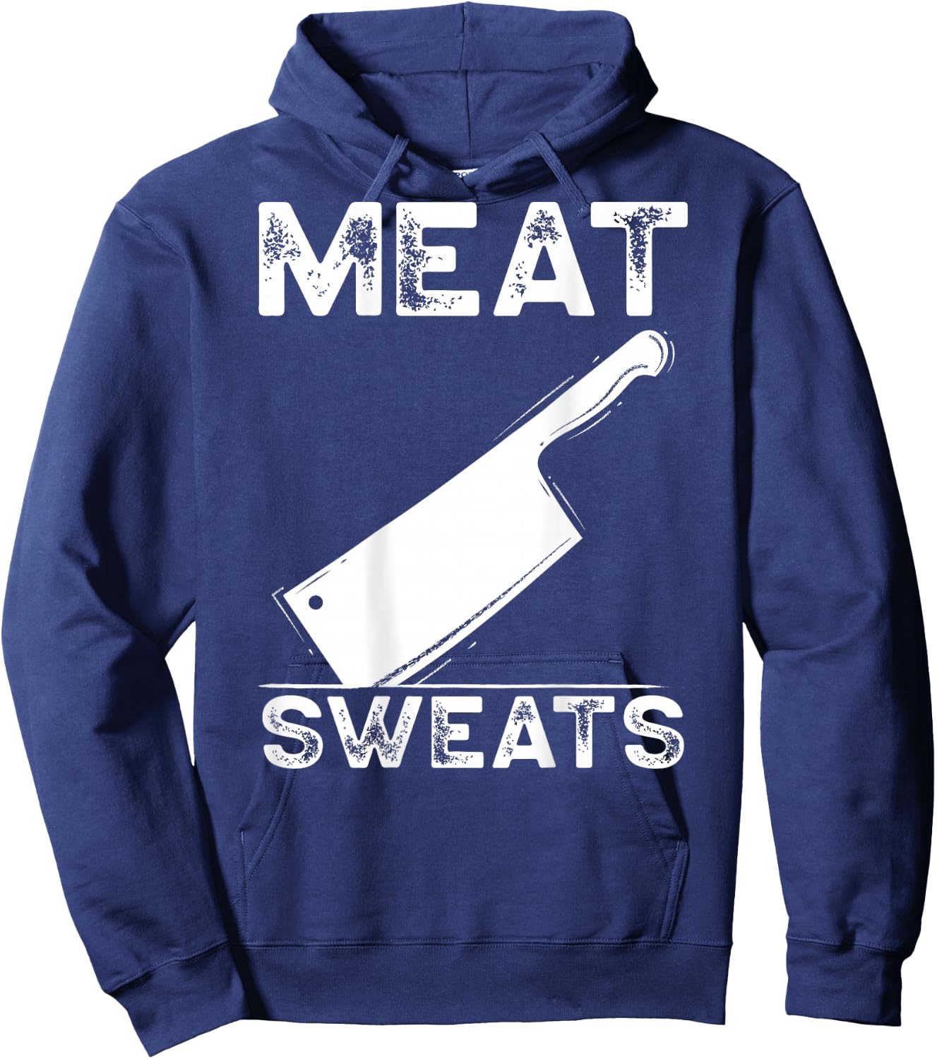 Meat Sweats Backprint Meat Hoodie - Hoodie | Navy