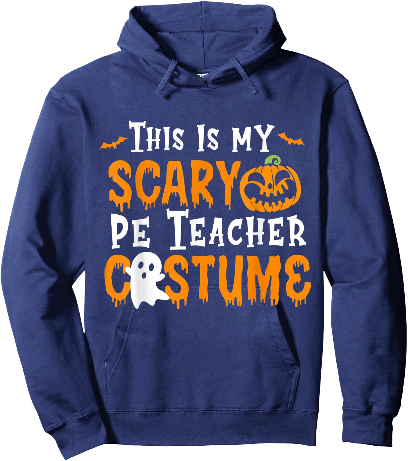 This Is My Scary PE Teacher Costume Halloween Hoodie - Hoodie | Navy