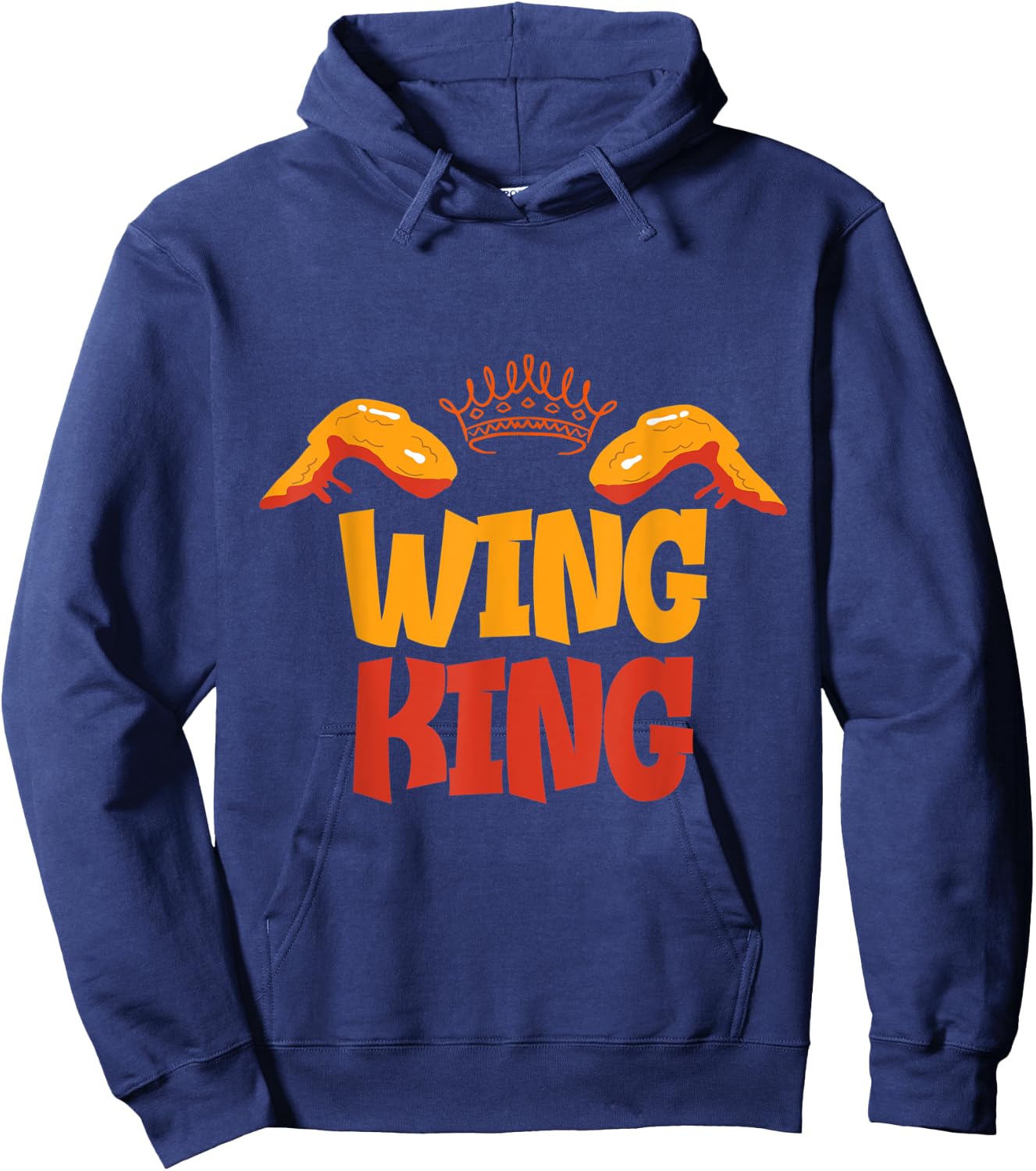 Chicken Wing King Lover Hoodie - Hoodie | Navy