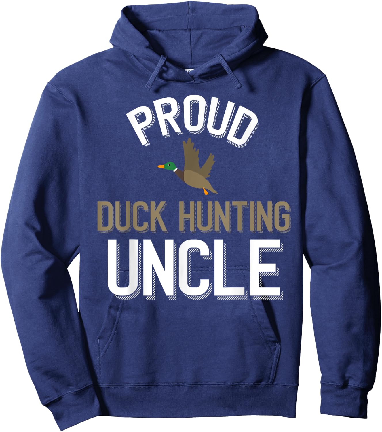 Proud Duck Hunting Uncle Hoodie - Hoodie | Navy
