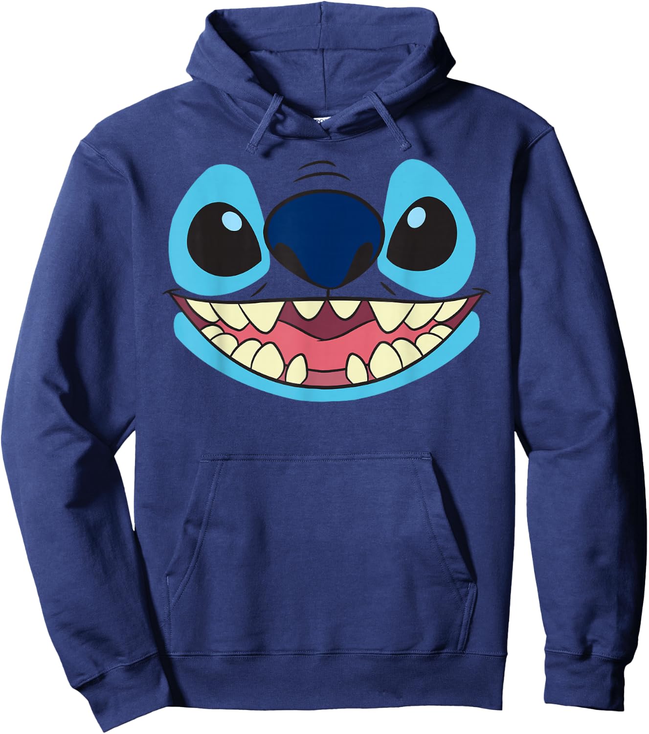 Disney Lilo & Stitch Big Face Stitch Hoodie - Hoodie | Navy