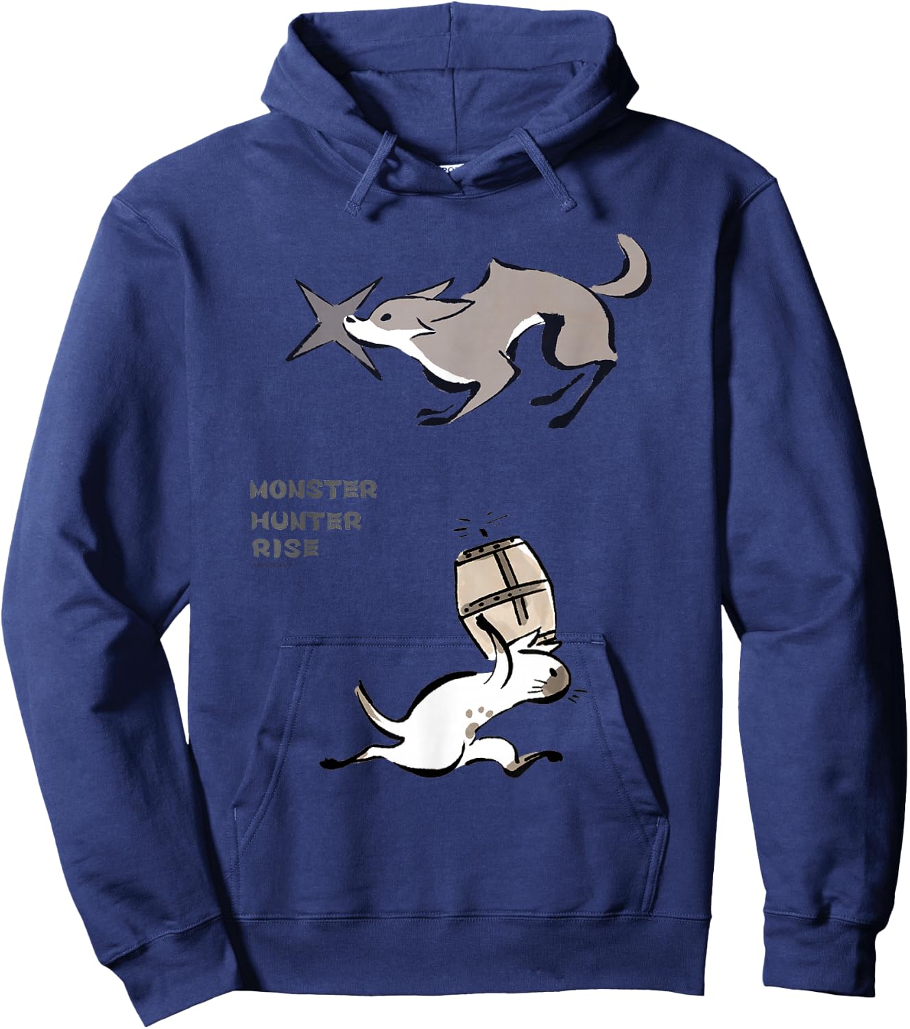 MONSTER HUNTER RISE Palico&Palamute Hoodie - Hoodie | Navy