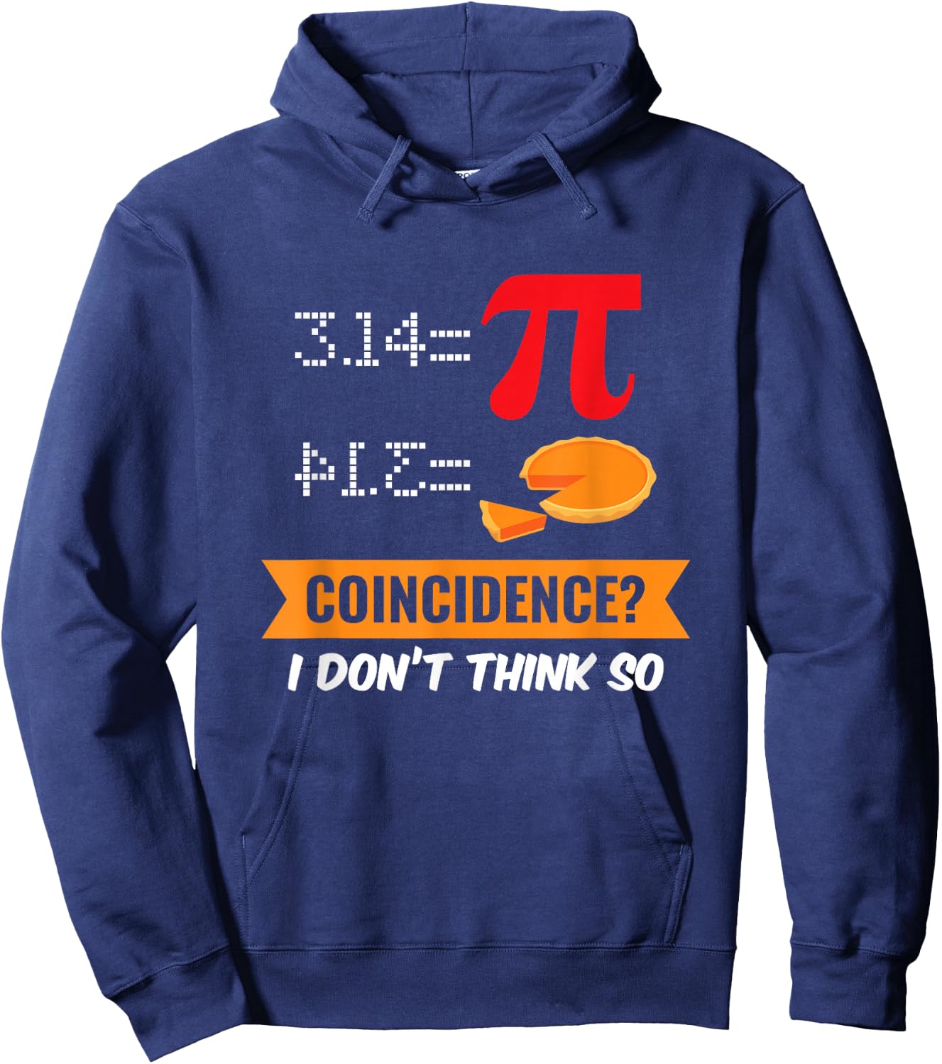 Pi Day Random? Funny Math Gift Fun Hoodie - Hoodie | Navy