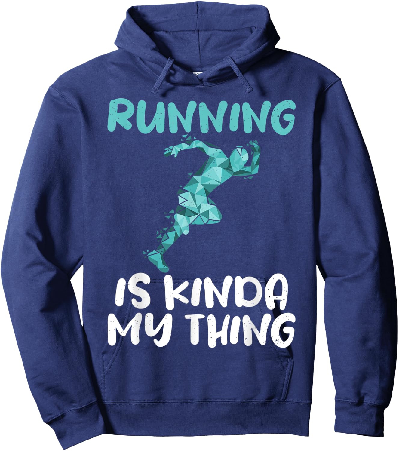 Running is kinda my Thing Marathon Runner Hoodie - Hoodie | Navy