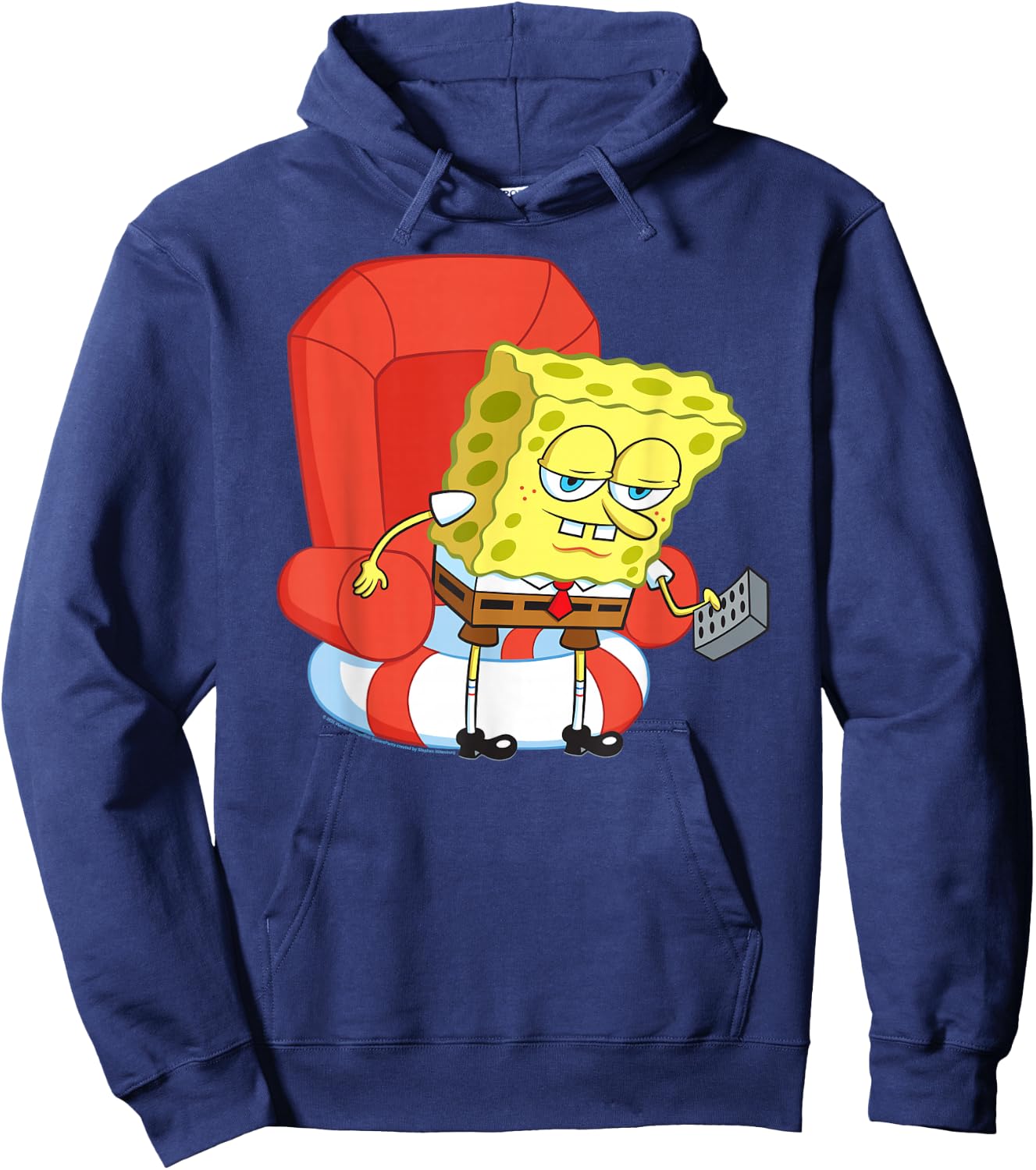 SpongeBob SquarePants Ight Imma Head Out Hoodie - Hoodie | Navy