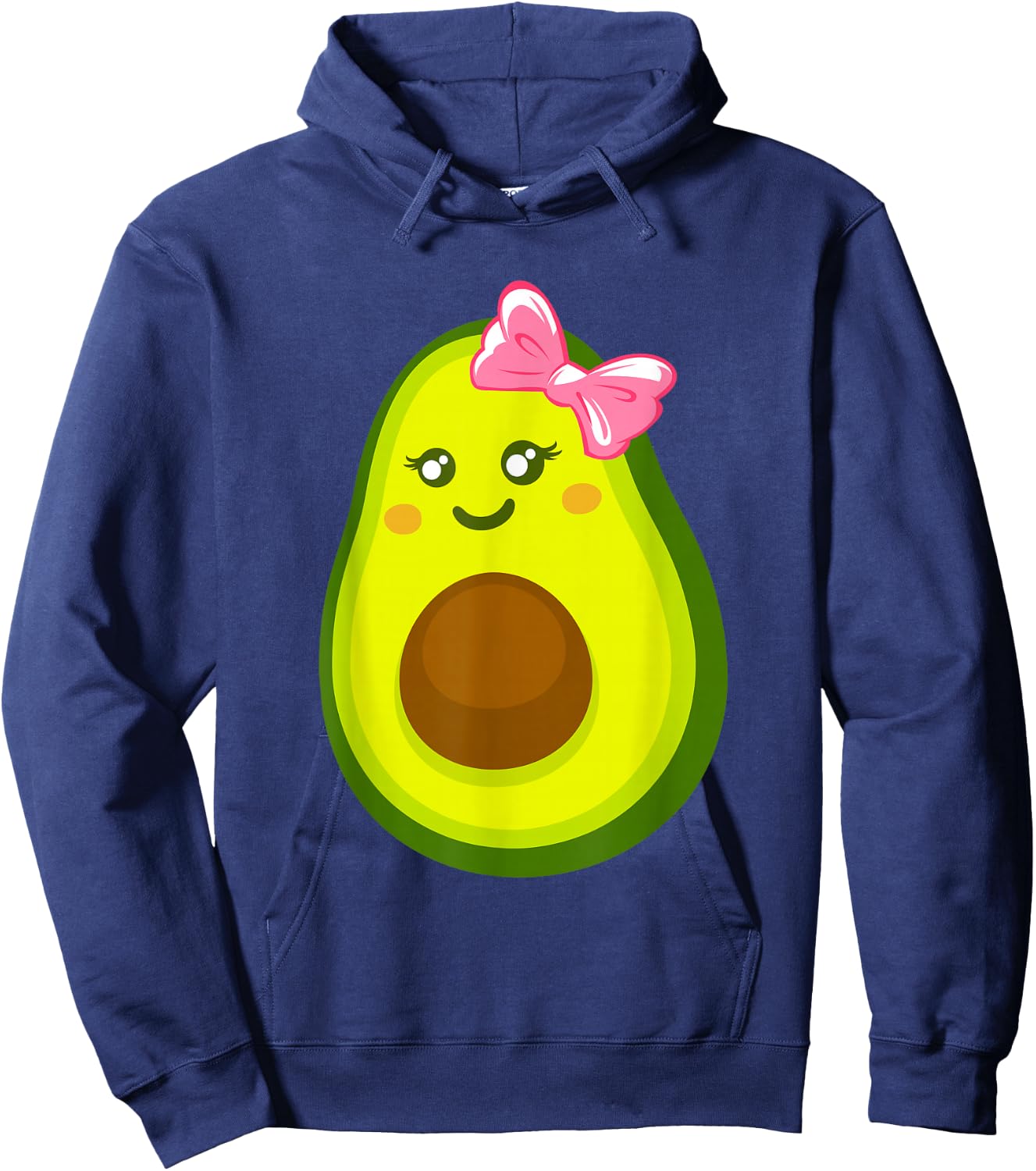 Avocado Woman and Girl Hoodie - Hoodie | Navy