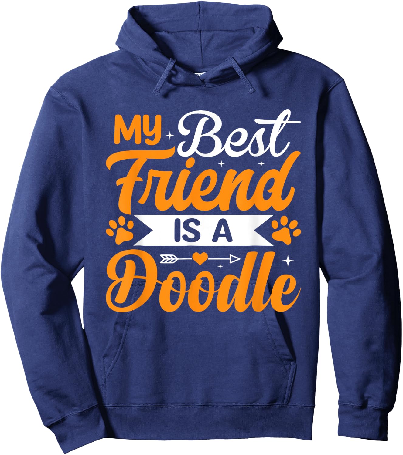My Best Friend Is A Doodle Hoodie - Hoodie | Navy