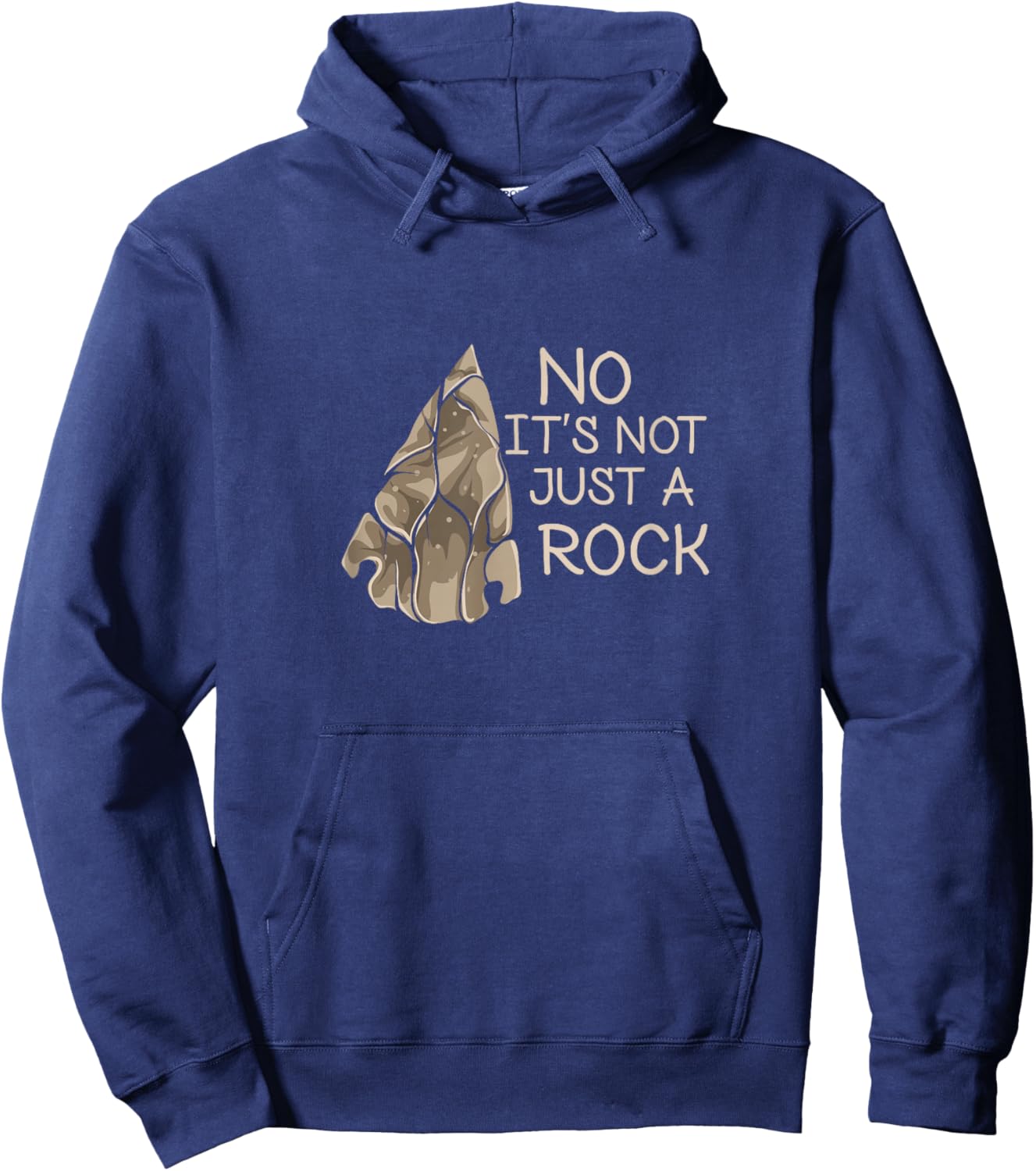 Funny Archeology And Stone Age Gifts Arrowhead Hunt - Women's Hunting - Black - Short Sleeve - Small - Classic Fit - Cotton Blend - Unique Arrowhead Design Hoodie - Hoodie | Navy