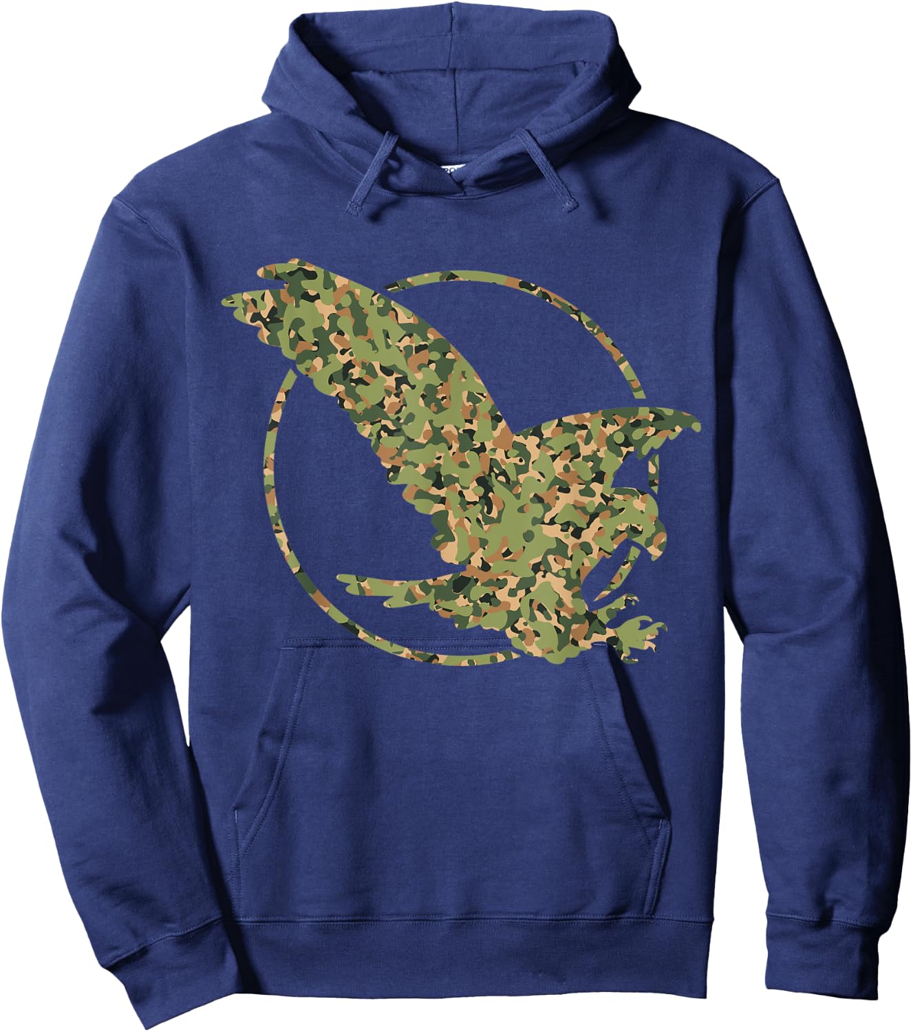 Eagle Camo Camouflage Gifts Hoodie - Hoodie | Navy