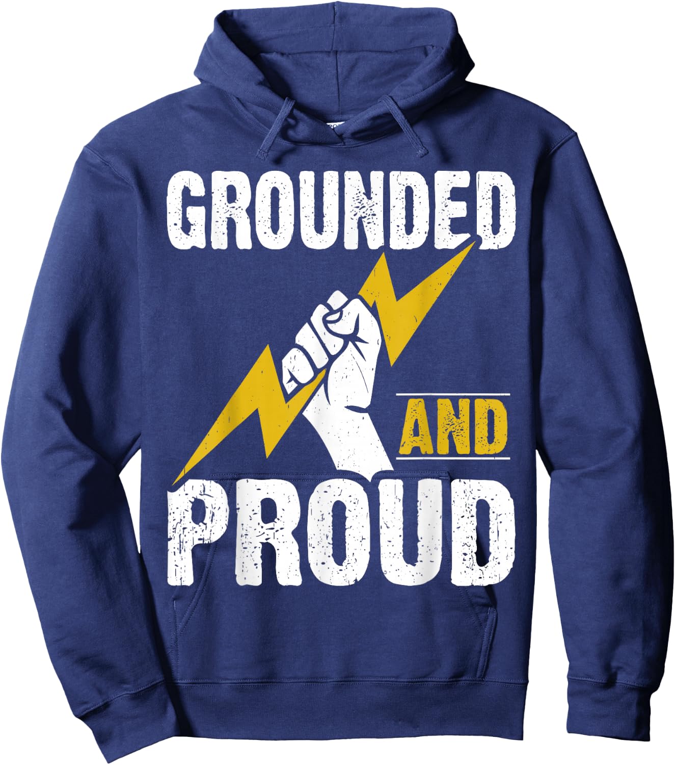 Funny Electrician Lineman Repairmen Electrician Hoodie - Hoodie | Navy