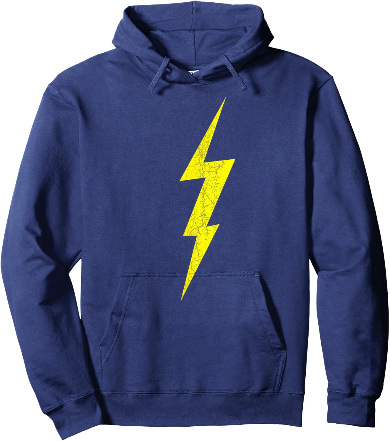 Lightning Bolt Electrical Storm Graphic Icon Hoodie - Hoodie | Navy