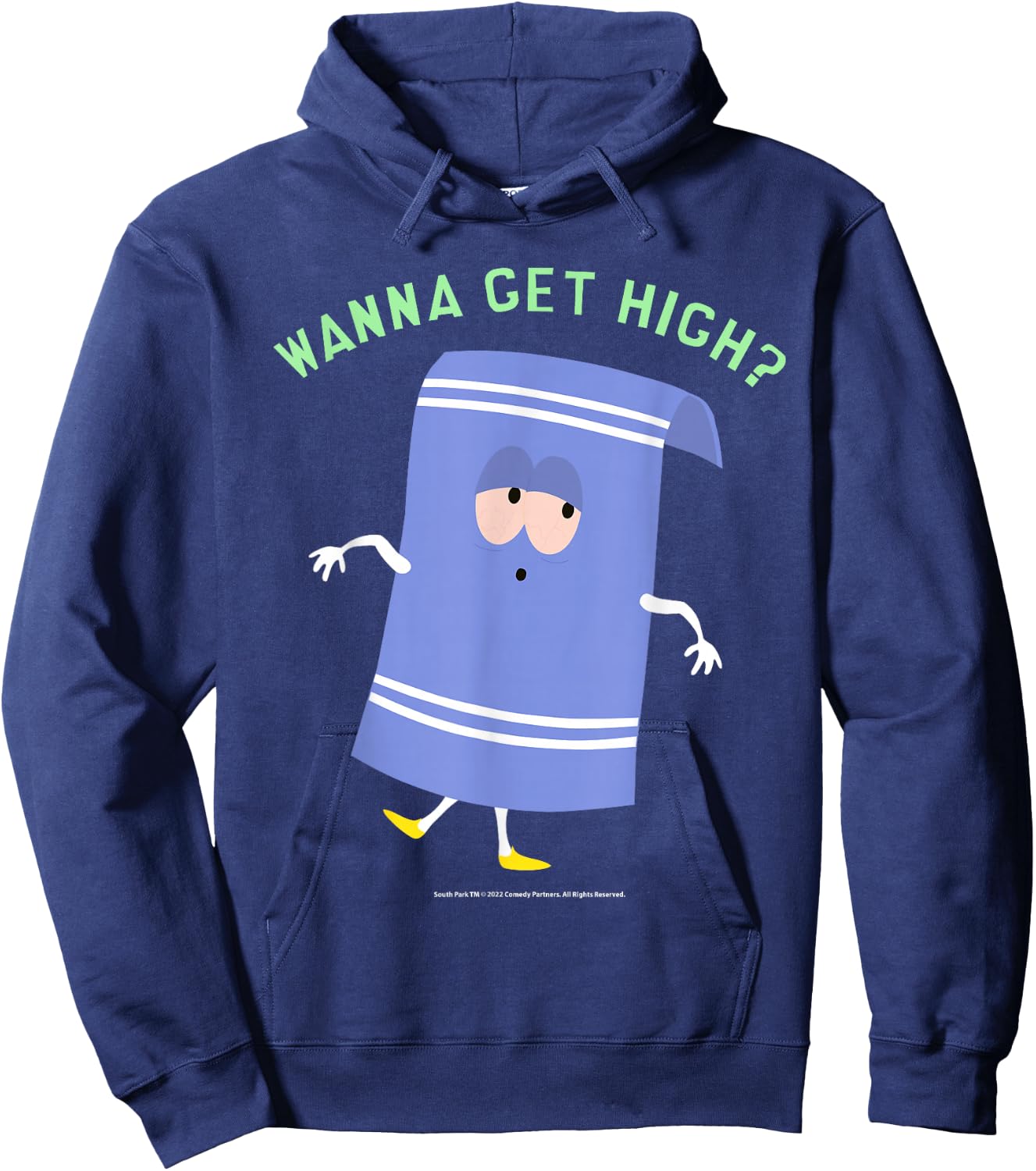 South Park Wanna Get High Hoodie - Hoodie | Navy