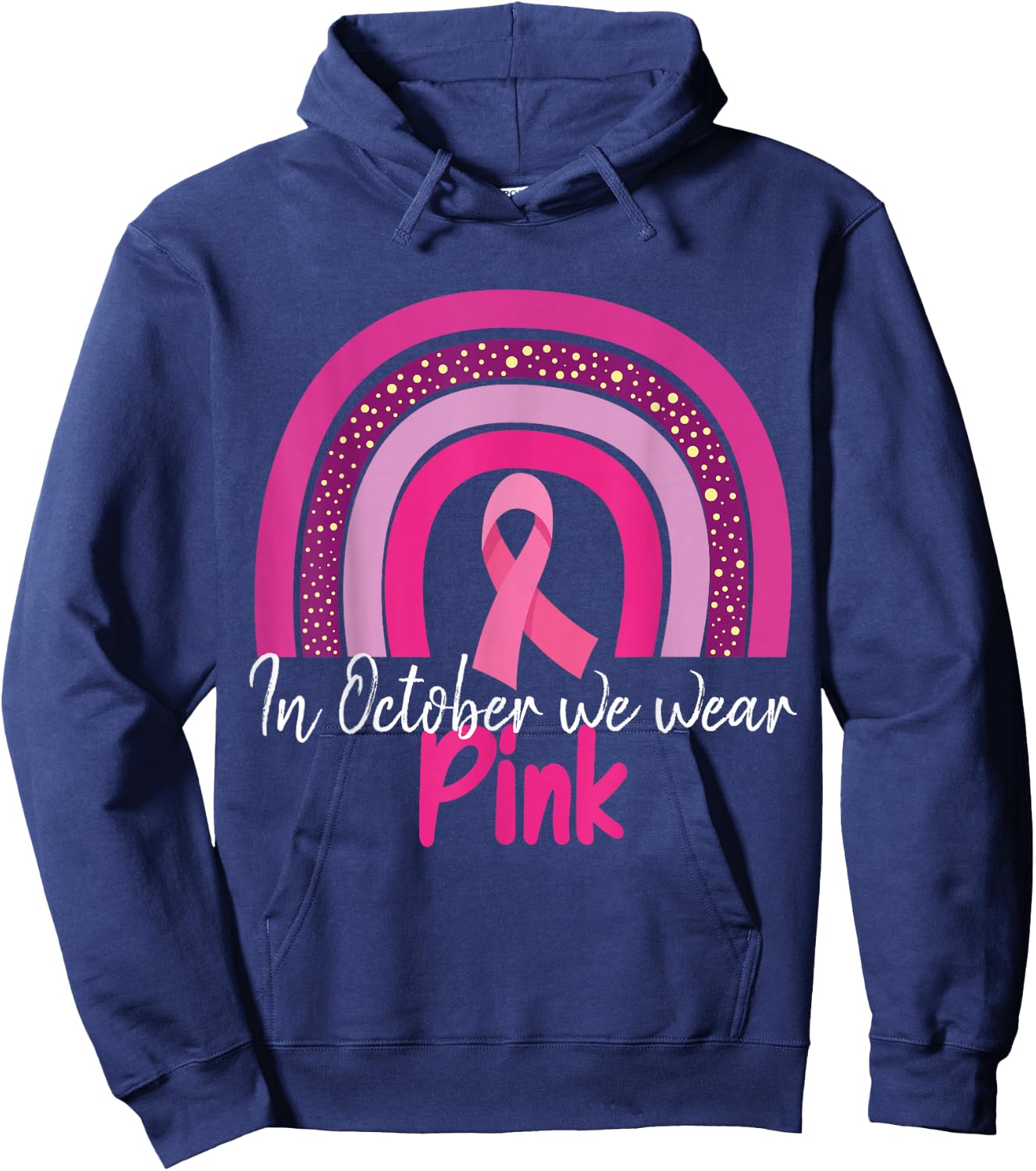 In October we wear pink Hoodie - Hoodie | Navy