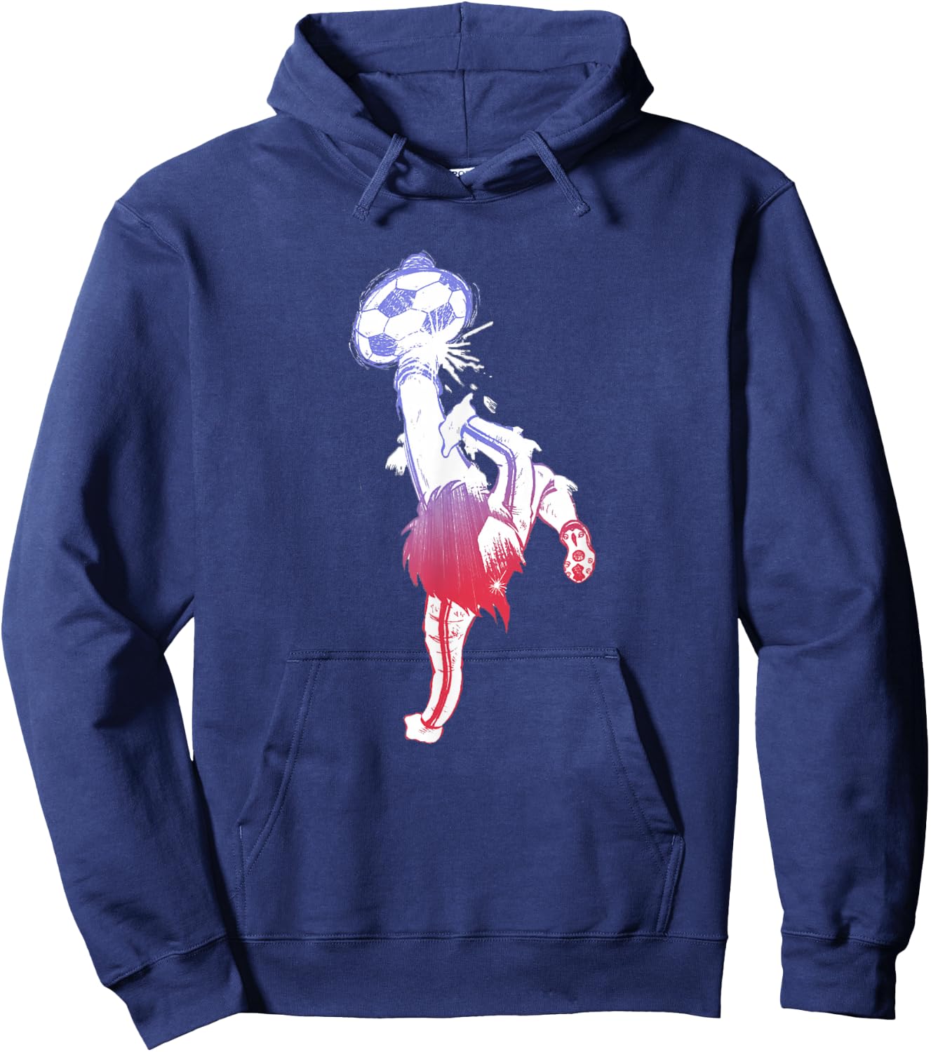 Captain Tsubasa Gradation (Kick) Hoodie - Hoodie | Navy