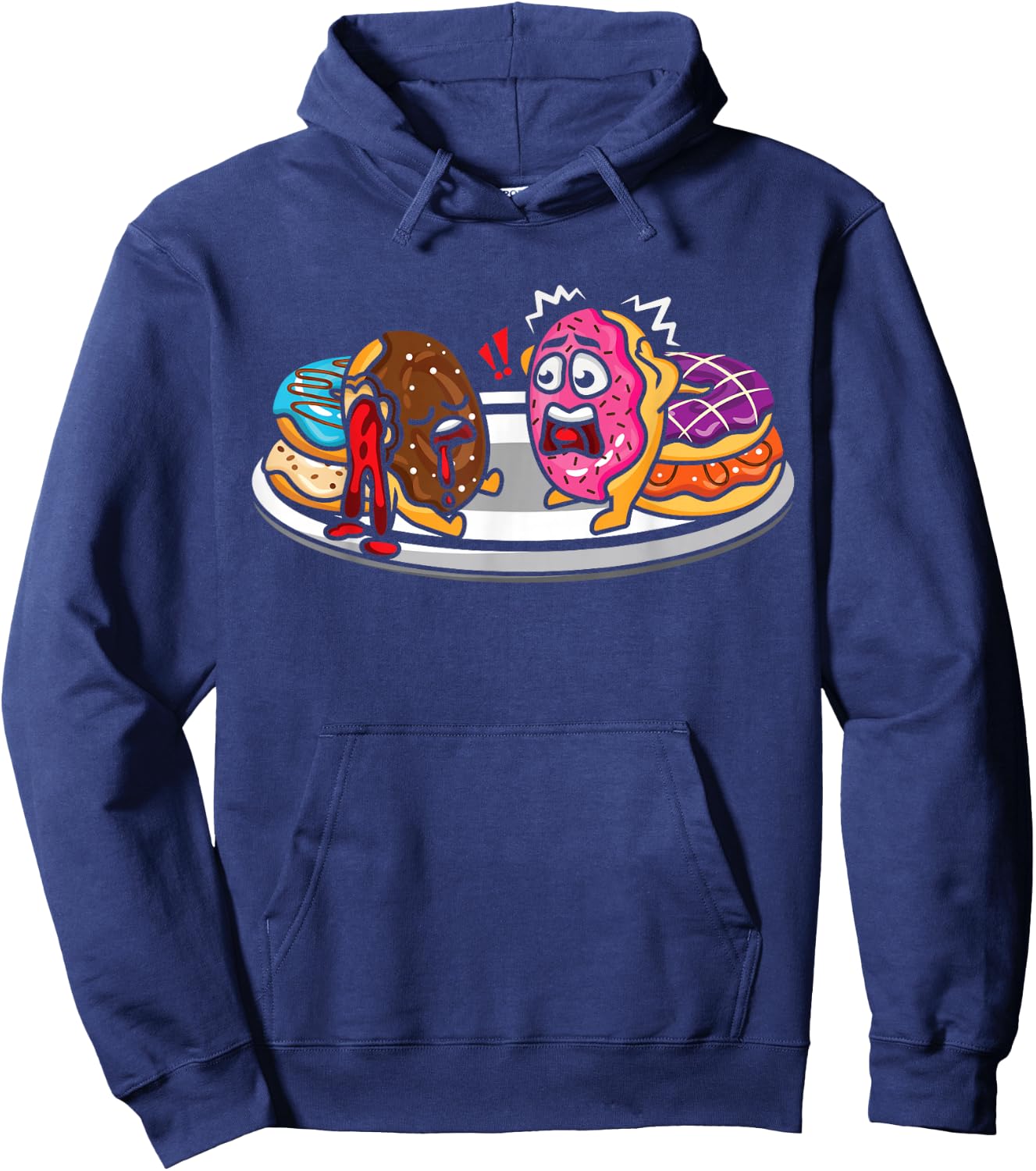 Baking Funny Donut Lover Comedian Donut Humor Hoodie - Hoodie | Navy