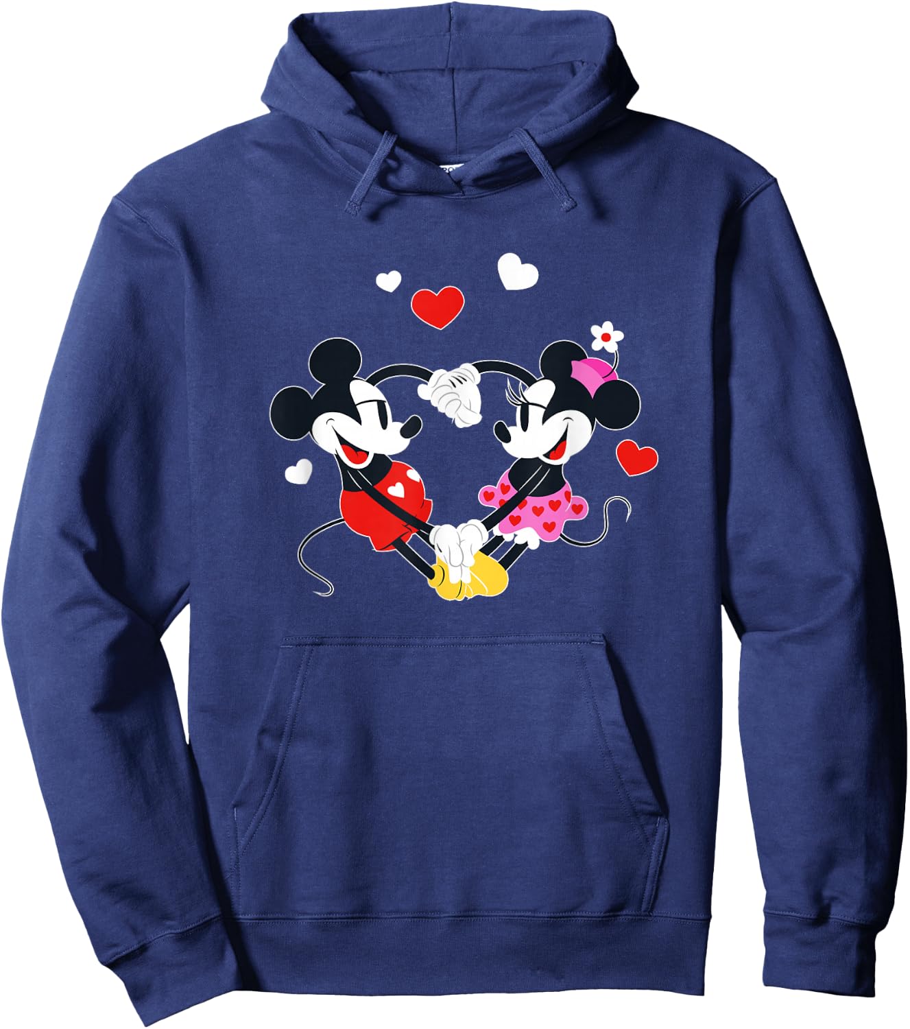 Disney Mickey and Minnie Hearts Valentine’s Day Hoodie - Hoodie | Navy