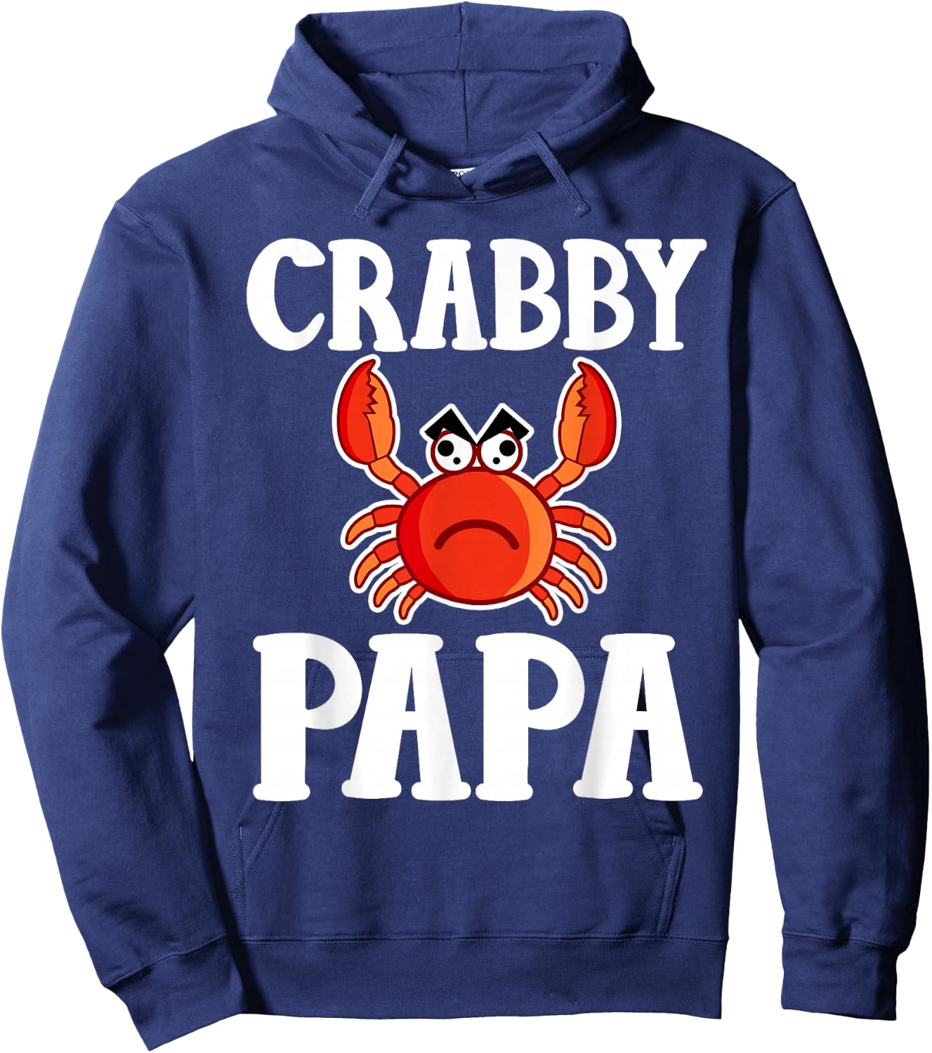 Cute Crabby Papa Hoodie - Hoodie | Navy